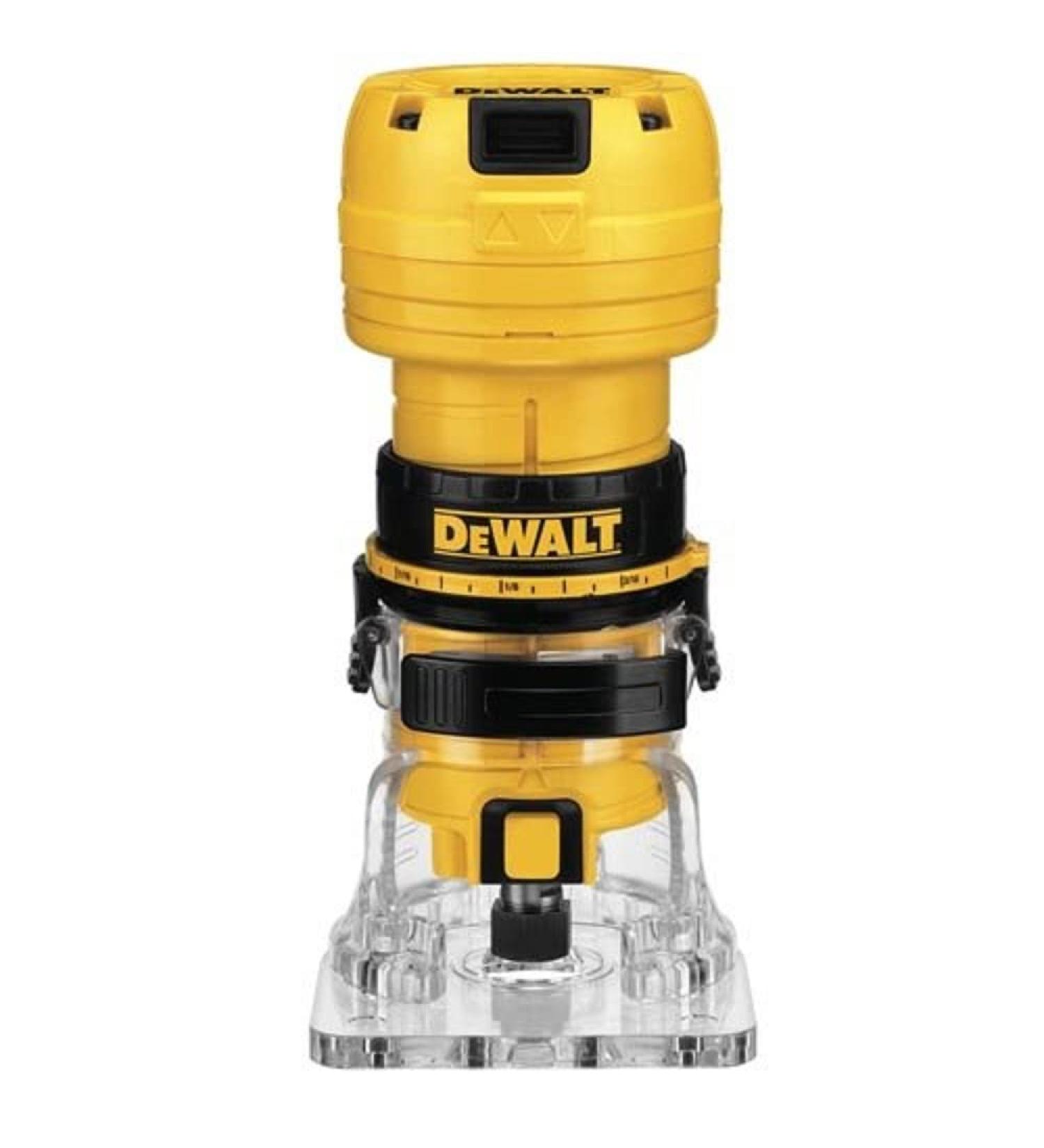 Dewalt DWE6000 4.5-Amp Single Speed Laminate Trimmer Router - 1/4-Inch - Buy Online on SooperMarket.com
