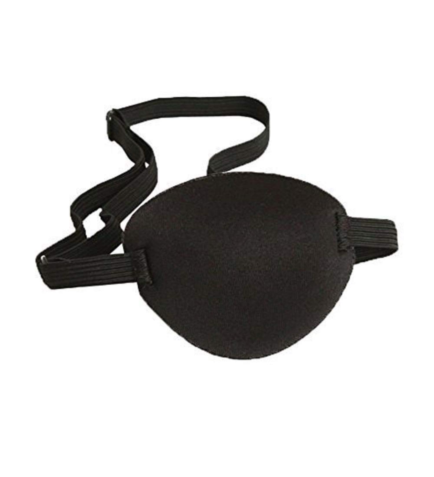 DNHCLL Black Eye Patch - Soft & Comfortable Pirate Eye Mask for Amblyopia, Lazy Eye - Adjustable Buckle - Adults & Kids - Buy Online on SooperMarket.com
