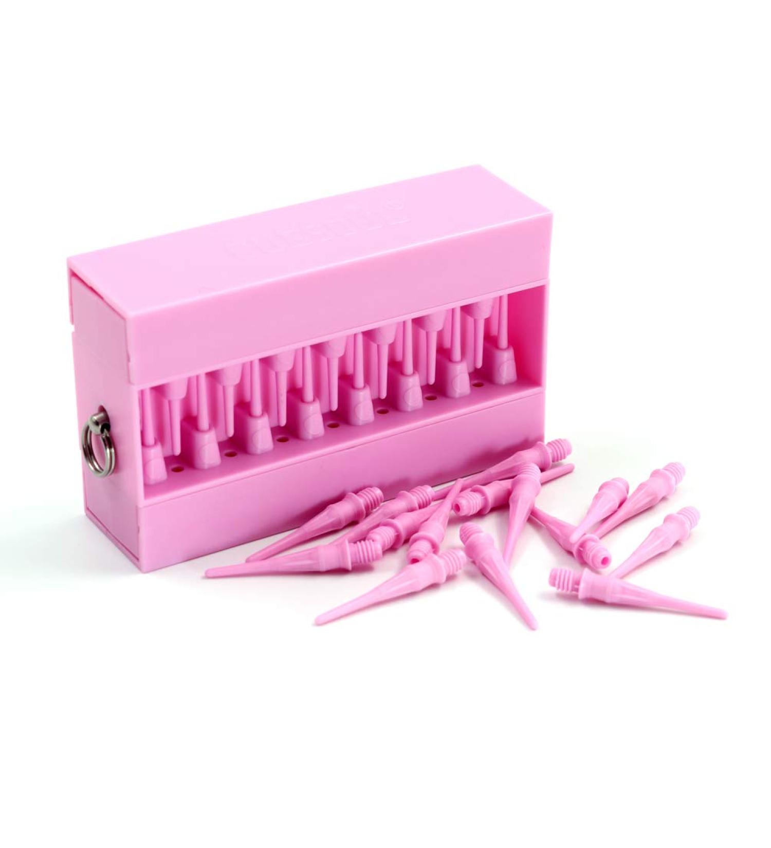 CUESOUL Touch-Point Soft Dart Tip Point with Dart Case Tool - Pink - Buy Online on SooperMarket.com