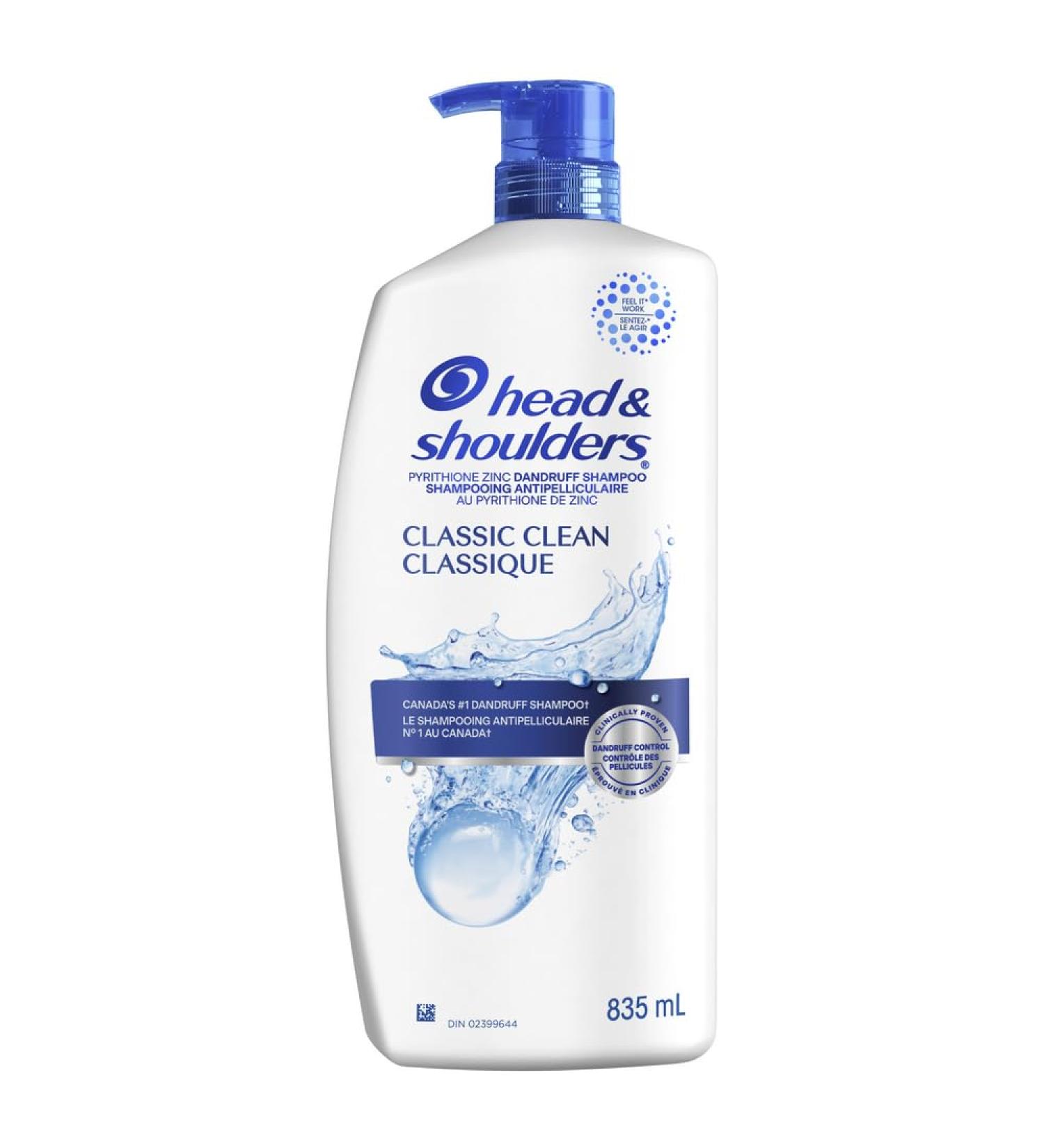 Head & Shoulders Classic Clean Shampoo 835ML White and Blue 1 835 ml (Pack of 1) - Buy Online on SooperMarket.com