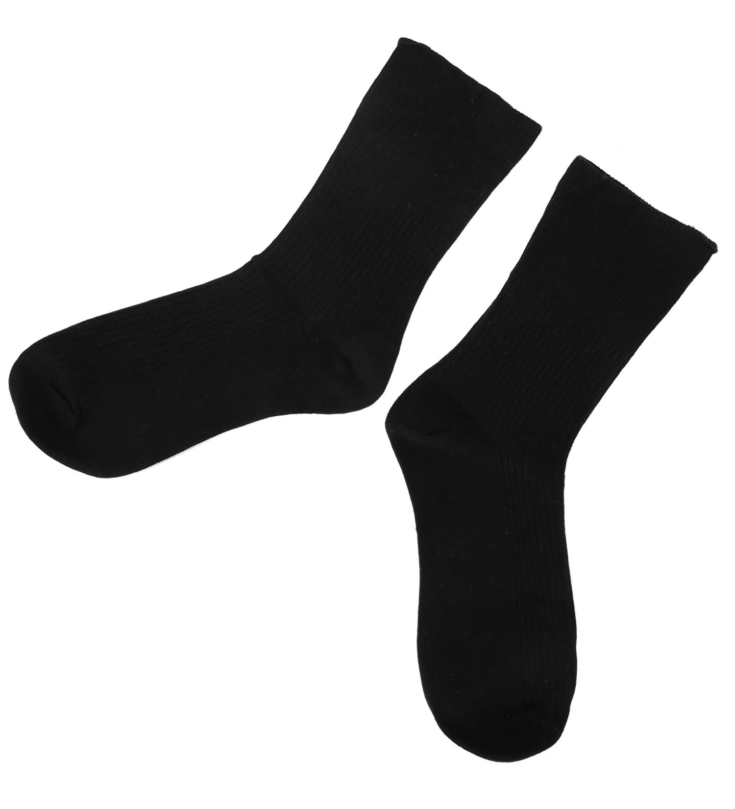 Anggrek Non Binding Care Cotton Socks for Elderly Women - Moisture Wicking Cushion Socks - Buy Online on SooperMarket.com