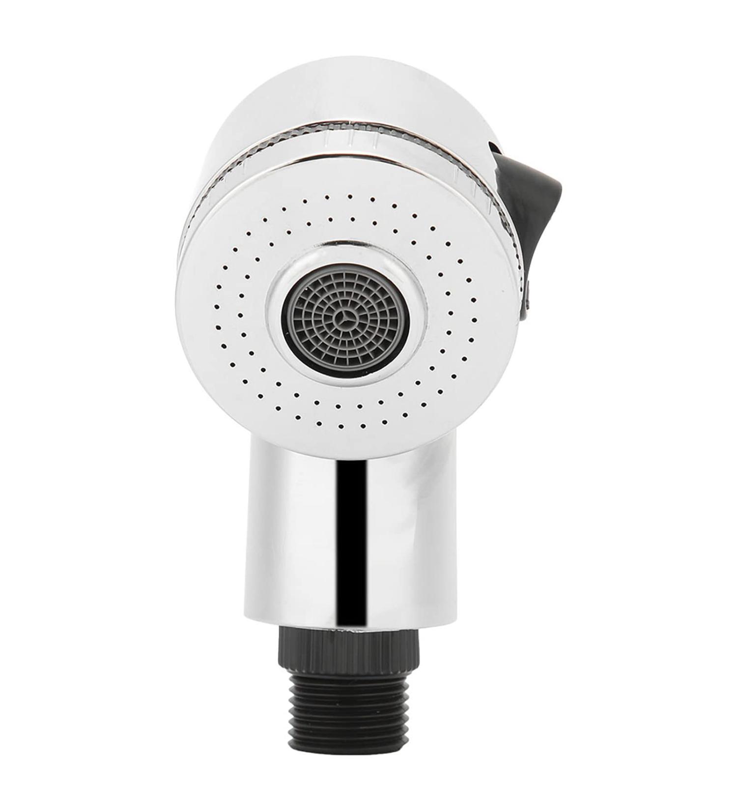 Handheld Hair Salon Shampoo Basin Faucet Hair Salon Shampoo Adapter Shower Head Accessory Hair Washing Sprayer Head for Shampoo Bed Chairs (Side Switch Type) - Buy Online on SooperMarket.com