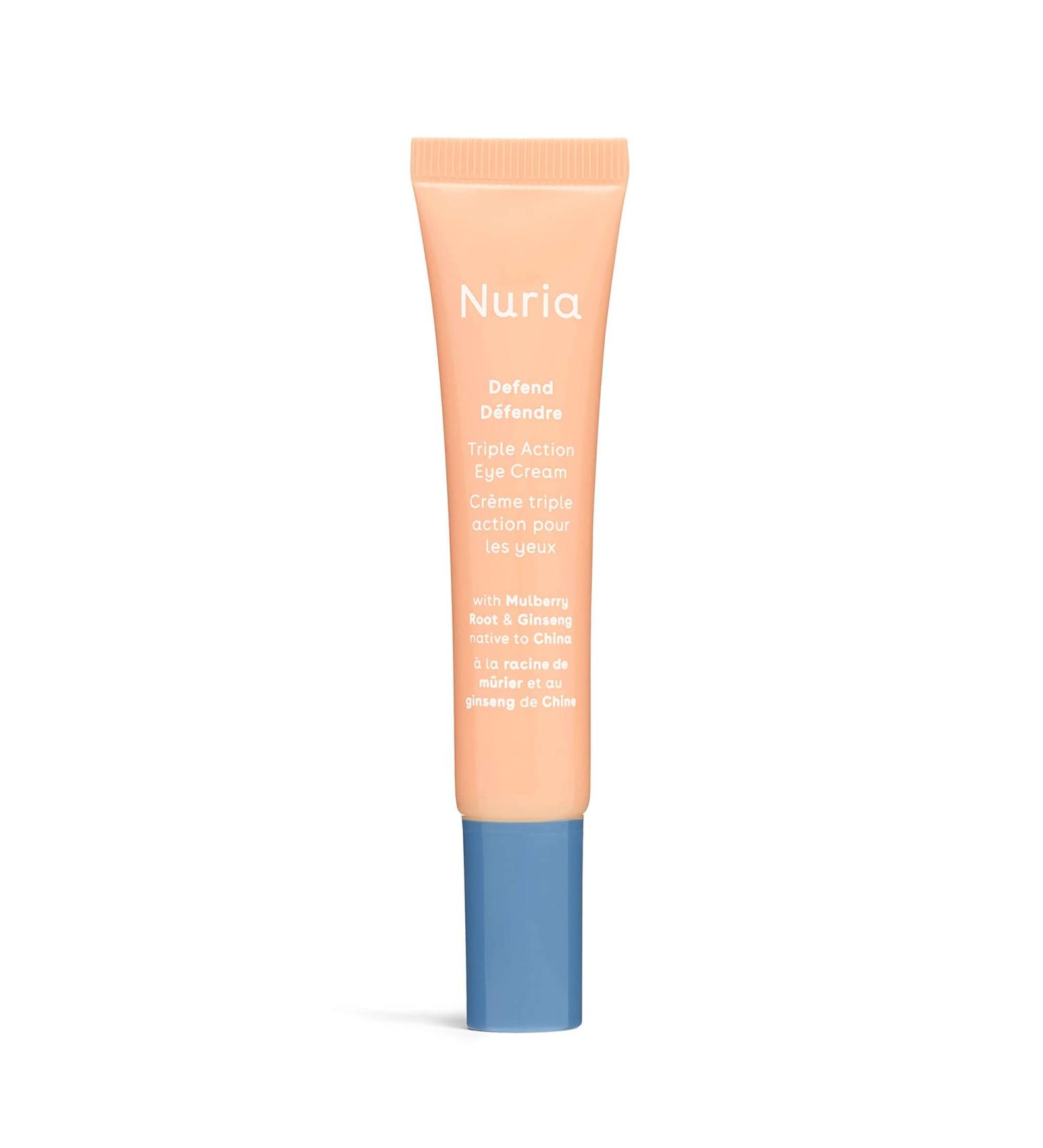 Nuria Defend Triple Action Eye Cream - Dark Circles, Puffiness & Fine Lines - 15mL - Buy Online on SooperMarket.com