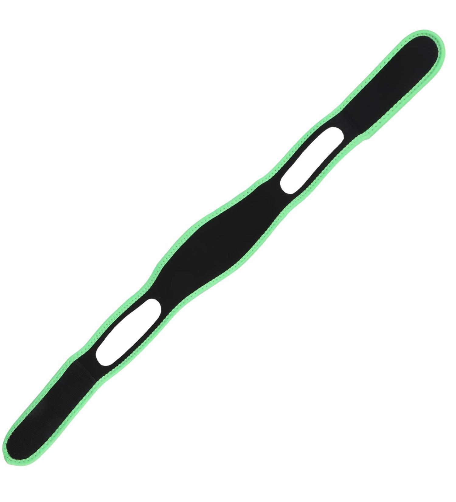 Stop Snoring Chin Strap - Adjustable Elastic Soft Chin Strap for Sleep Aid (Fluorescent Green Edging) - Buy Online on SooperMarket.com