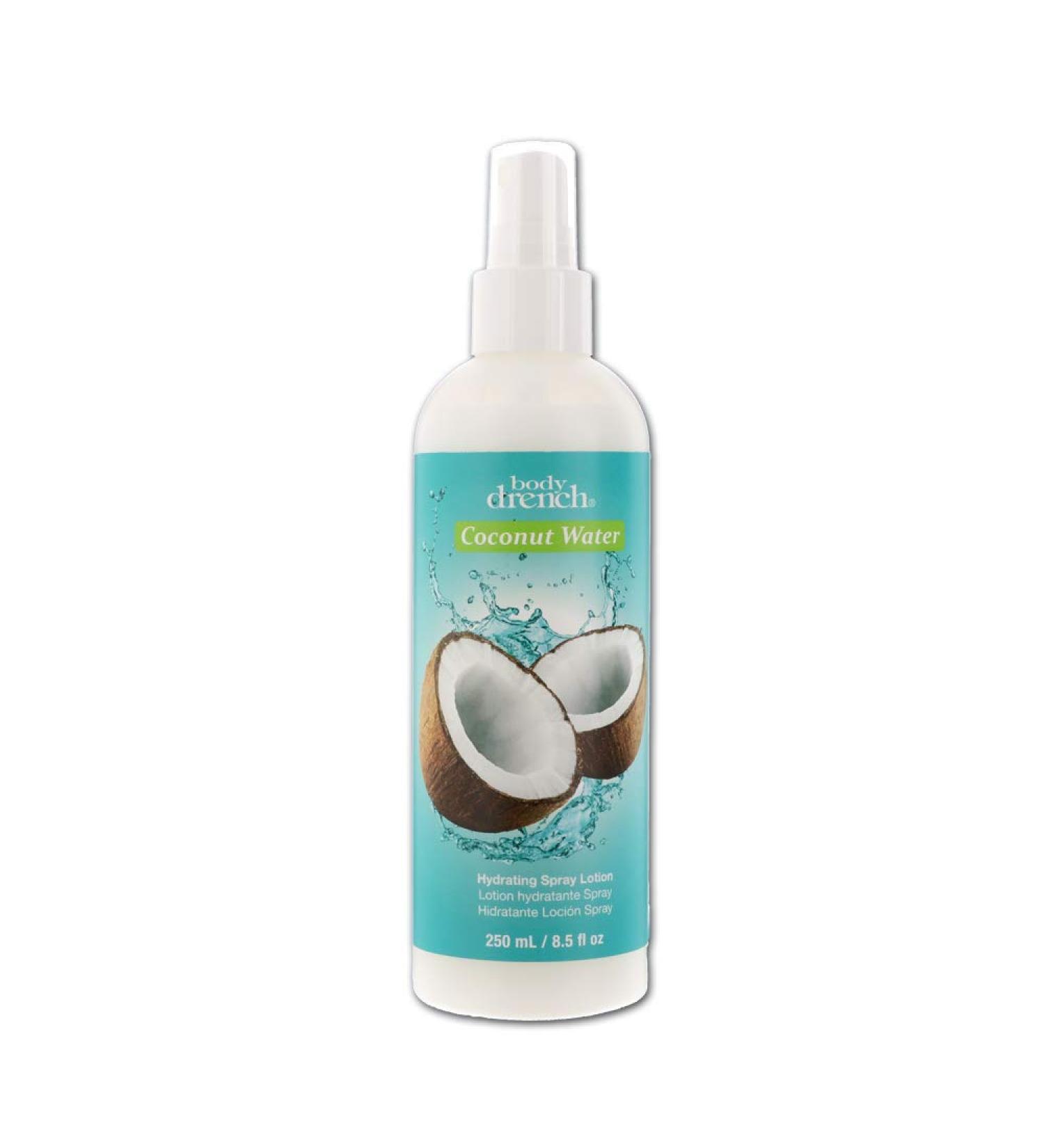 Body Drench Coconut Water Hydrating Spray Lotion 8.5 fl oz - For All Skin Types - Buy Online on SooperMarket.com
