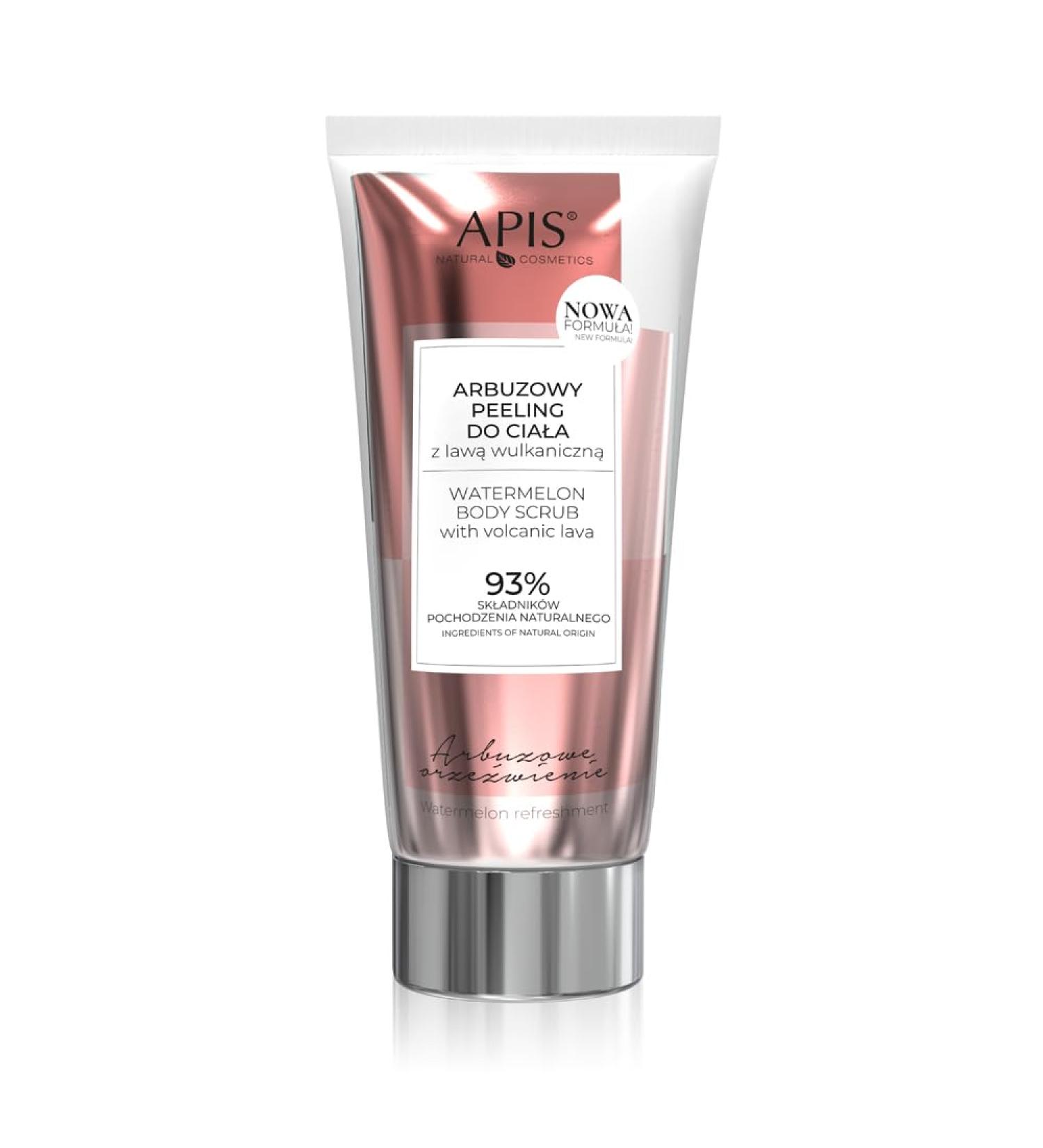 APIS Body Scrub with Volcanic Watermelon and Melon Extract Pilling Moisturising Nourishing Regenerating Smoothing Aromatic 200 ml - Buy Online on SooperMarket.com