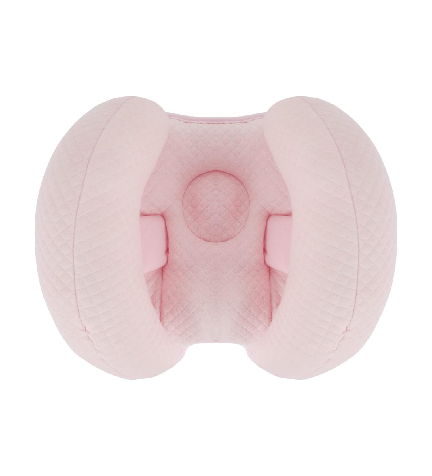 Baby Travel Cushion Pillow - Infant Head & Neck Support for Car Seat & Stroller - Toddler Comfortable Headrest - Pink - Buy Online on SooperMarket.com