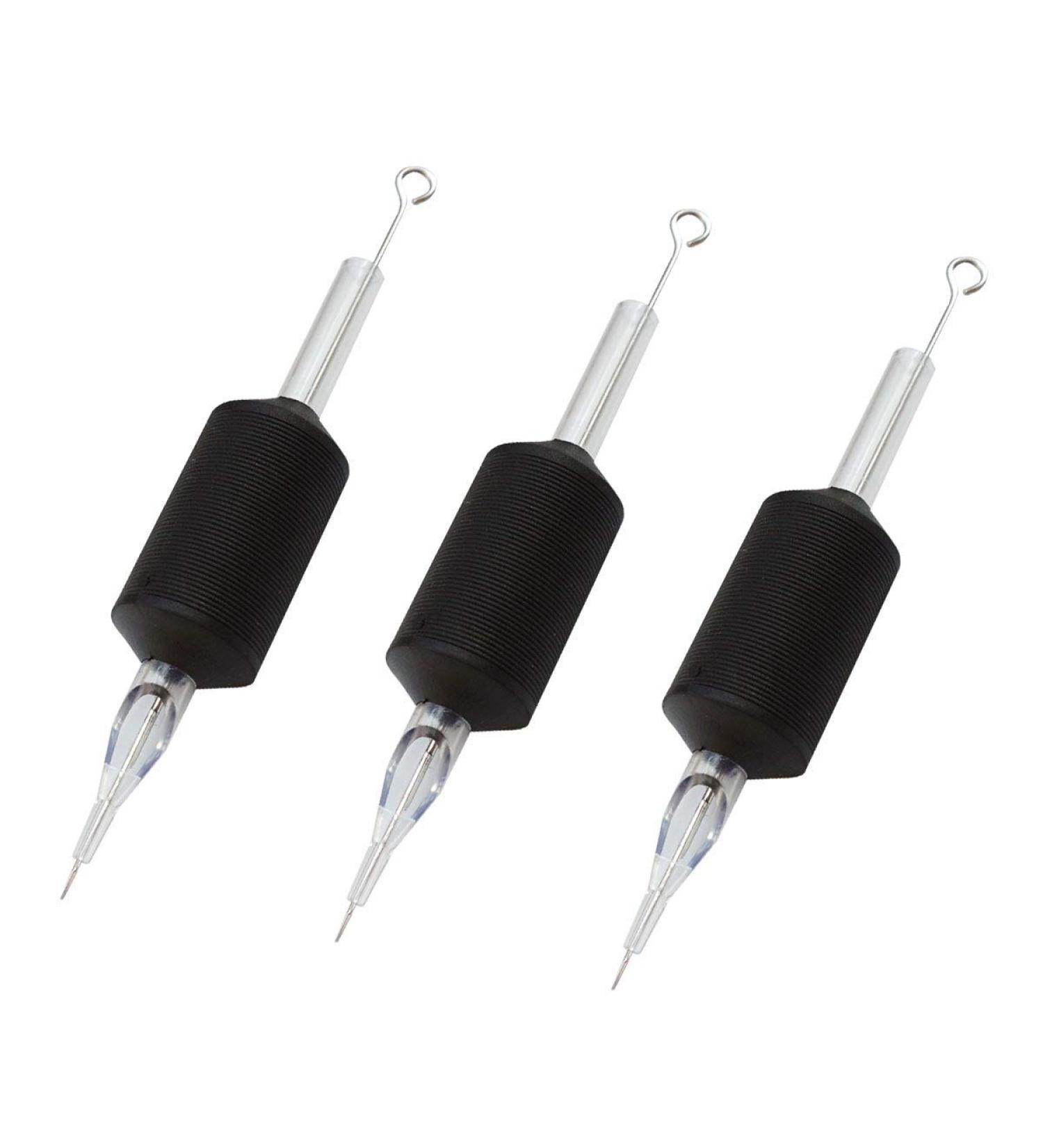 Tatmax Tattoo Combo Disposable Needles and Tubes 20Pcs - 3RL, 5RL, 7RL, 9RL, 11RL, 14RL - 5 Round Liner Set - Buy Online on SooperMarket.com