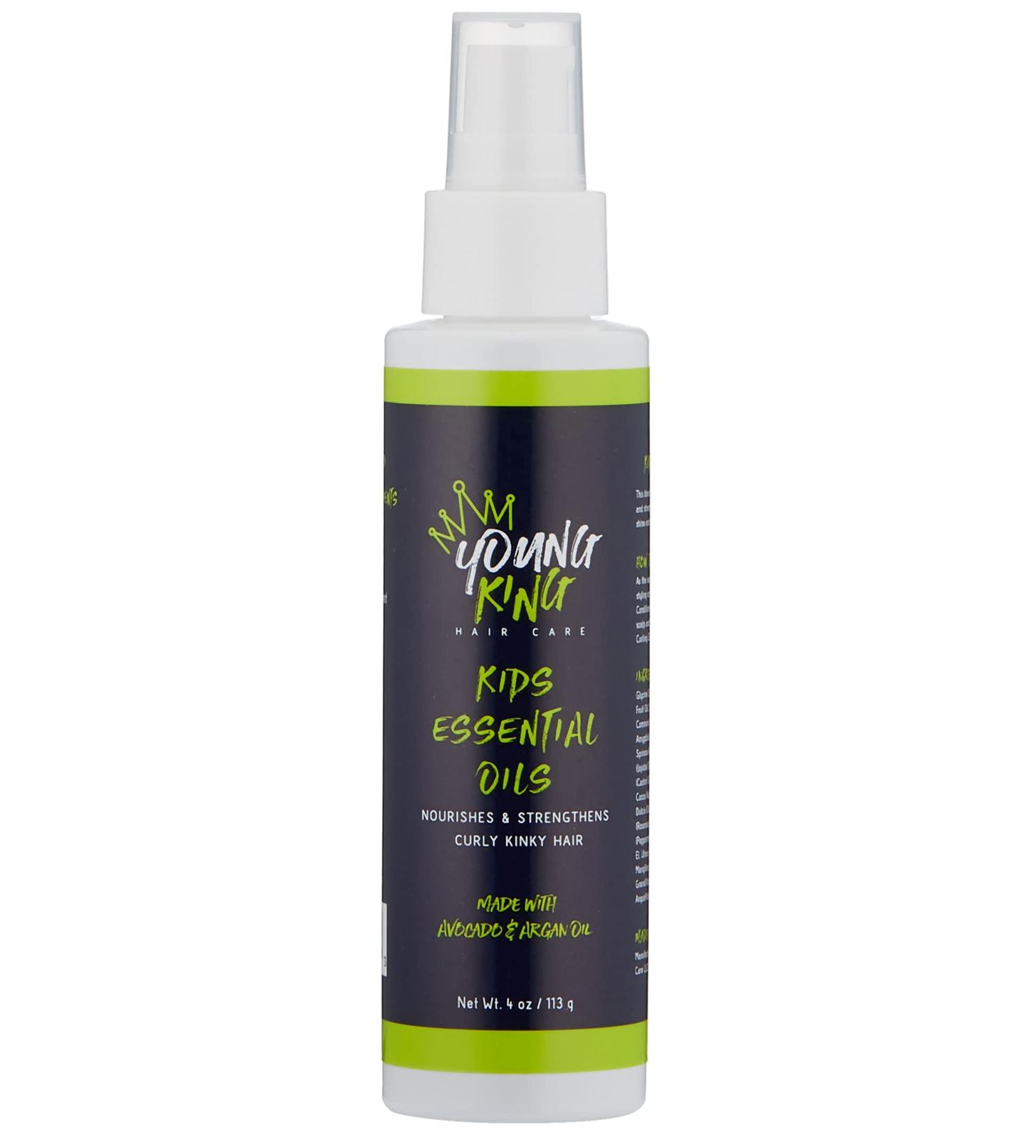 Natural Nourishing Essential Oils for Boys | Young King Hair Care Kids - 4 oz - Buy Online on SooperMarket.com
