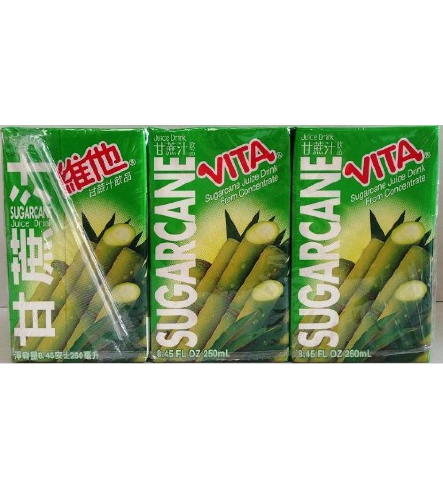 Vitasoy Juice Sugar Cane 8.45 Ounce by Vitasoy