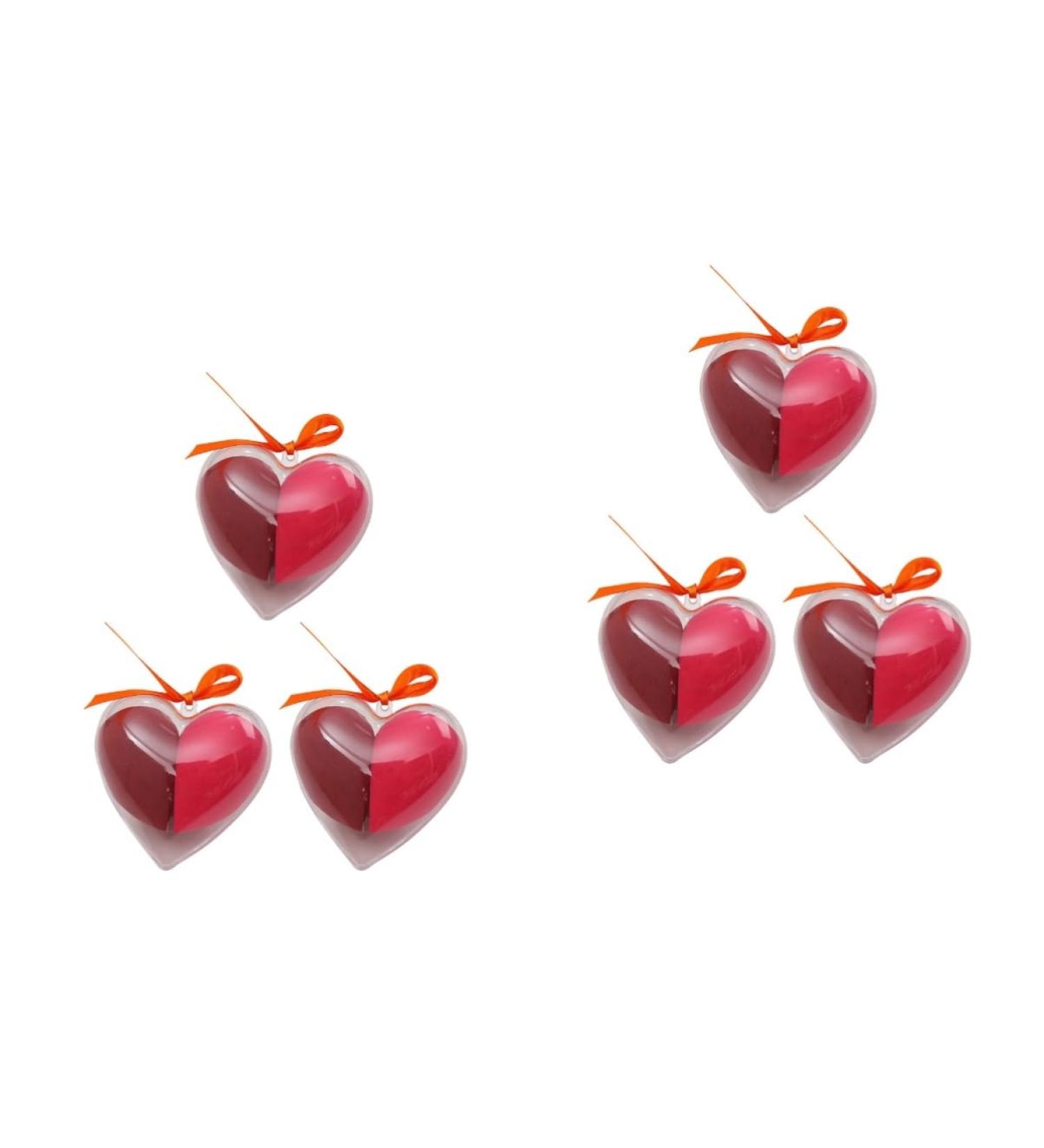 Housoutil Heart-Shaped Makeup Sponge Set - 6 Boxes of Highlighter & Eyeshadow Applicators for Flawless Skin Care | Travel-Friendly Makeup Tools - Buy Online on SooperMarket.com