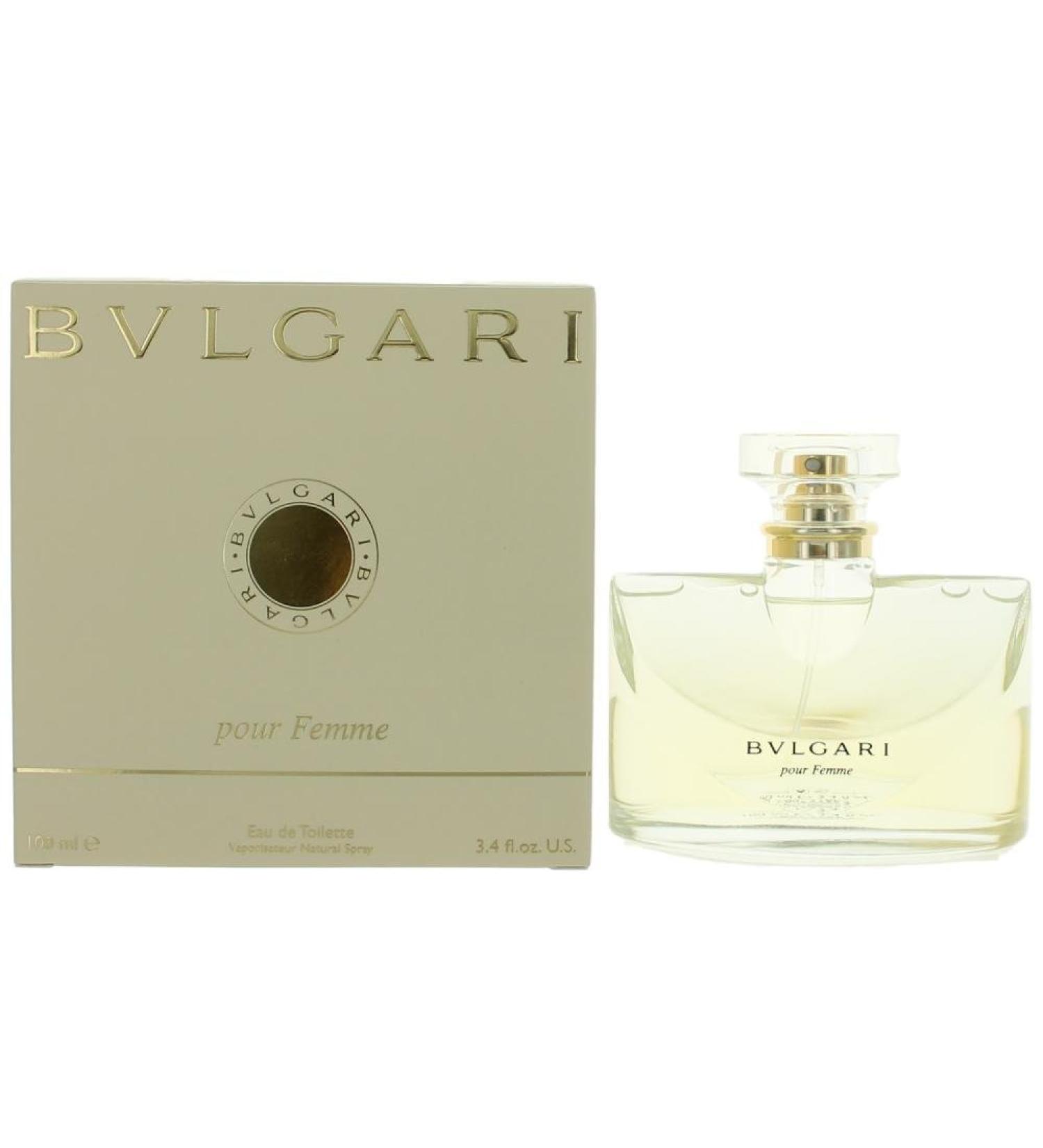 Bvlgari Pour Femme Eau de Toilette Spray for Women 3.4 Ounce 3.4 Ounce (Pack of 1)