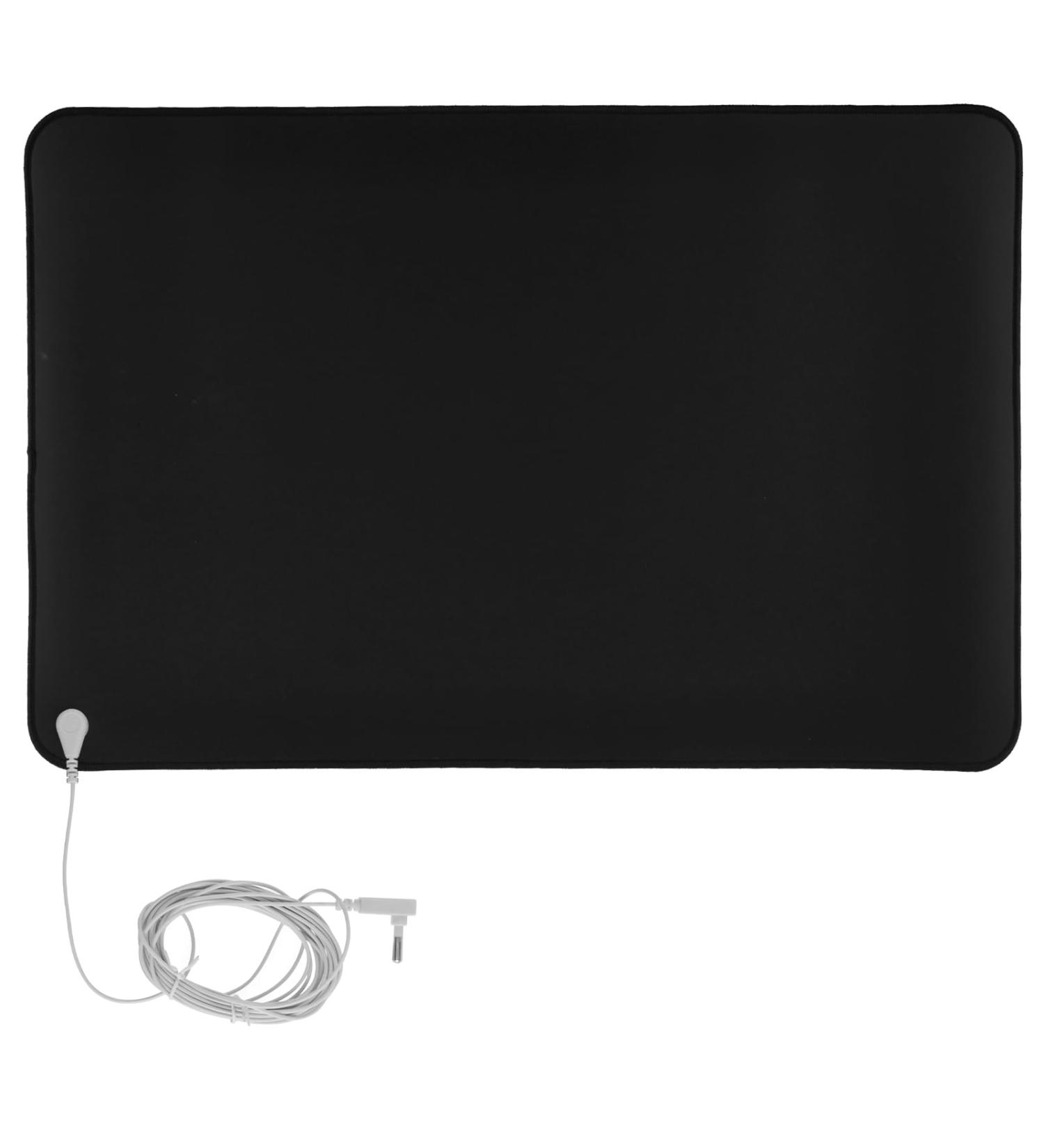 Grounding Mat for Bed Grounding Pad for Sleep Large Grounding Sheets Earthing Mat Grounding Pad w Grounding Cord Earth Connected Therapy Foot Mat Pain Relief Inflammation Energy Wellness 16''x24'' - Buy Online on SooperMarket.com