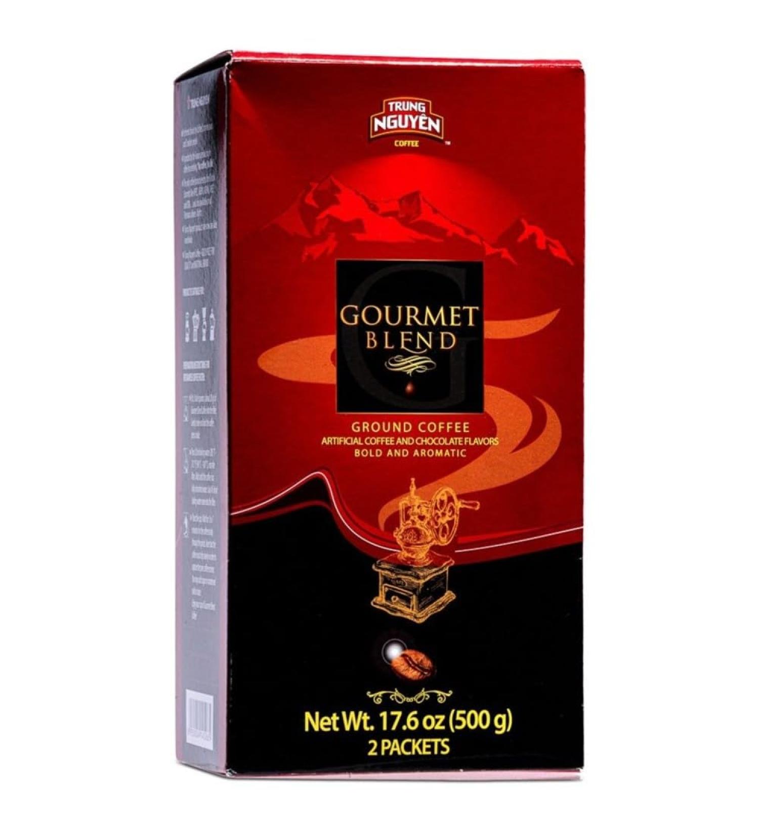 SPIRITCROWD Trung-Nguyen Vietnamese Ground Coffee Chocolate Flavours Gourmet Blend 500g - Buy Online on SooperMarket.com