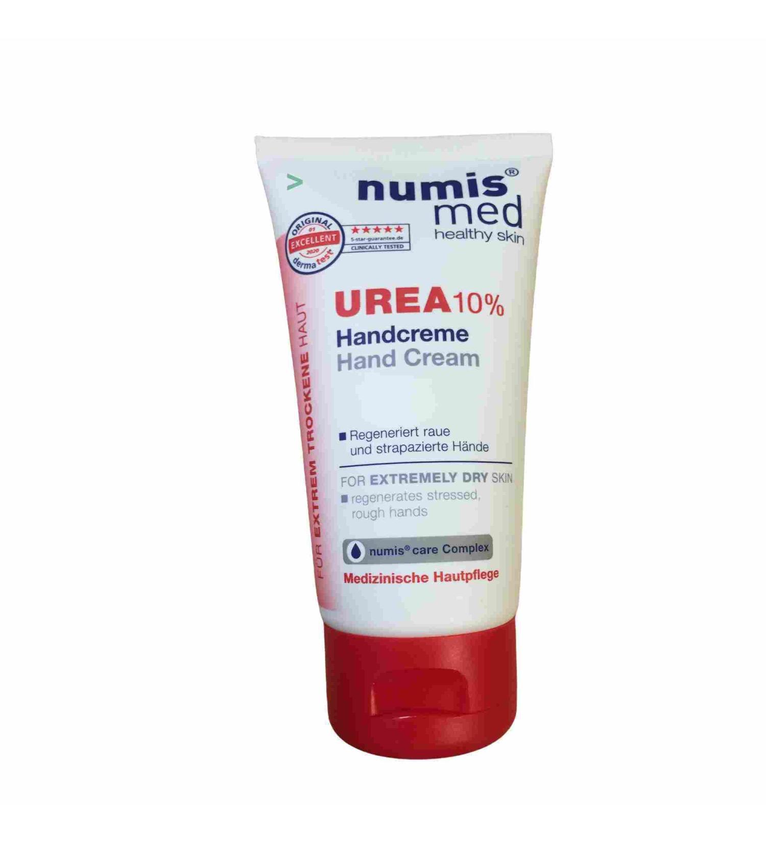 Numis Med Urea 10% Hand Cream 3-Pack (3x75ml) | Hydrating Moisturizer for Dry Skin | International Shipping Available - Buy Online on SooperMarket.com