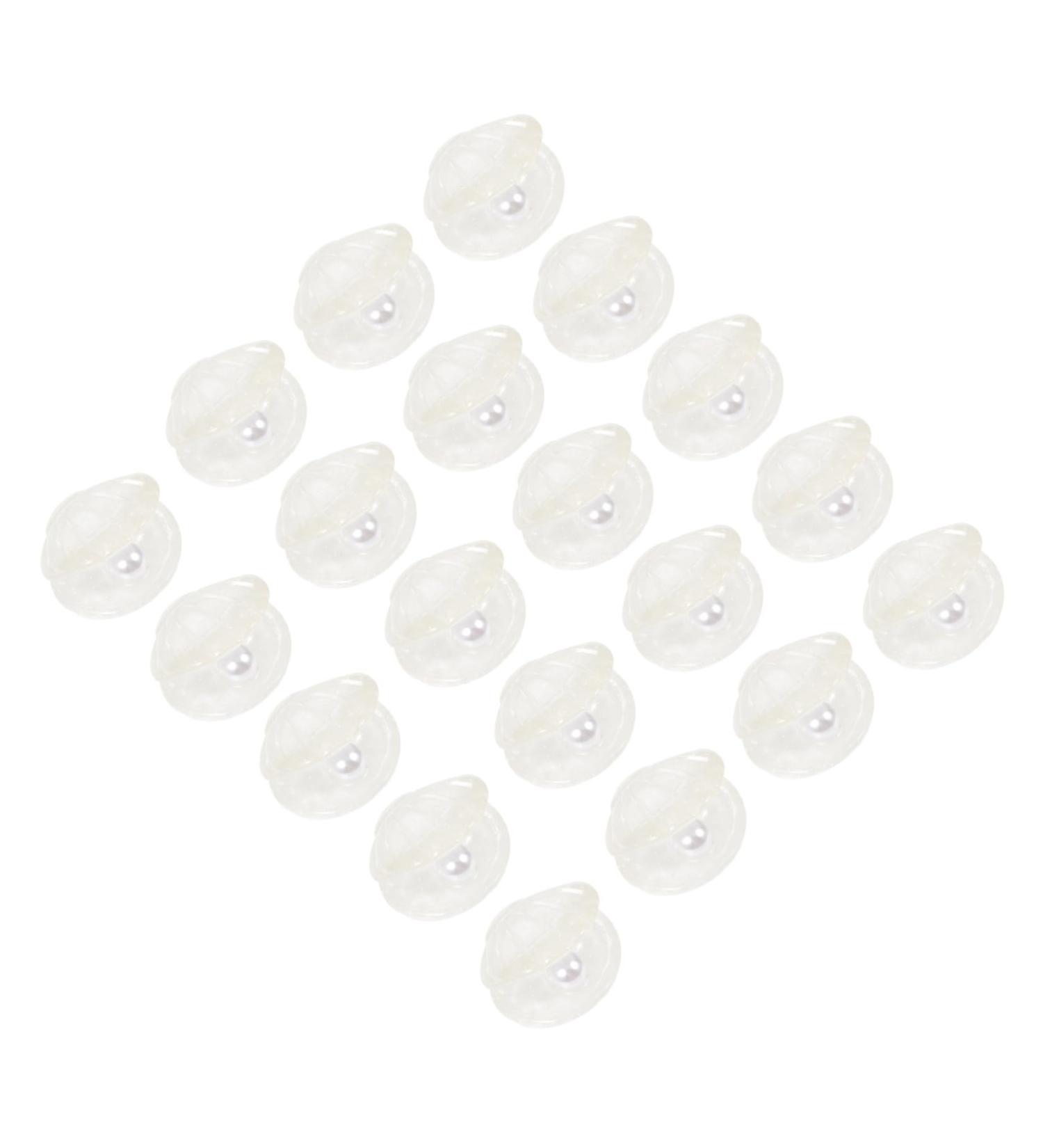 20pcs Diy Handmade Materials Nail Supplies Manicure White 2.8X2X1.5CM - Buy Online on SooperMarket.com