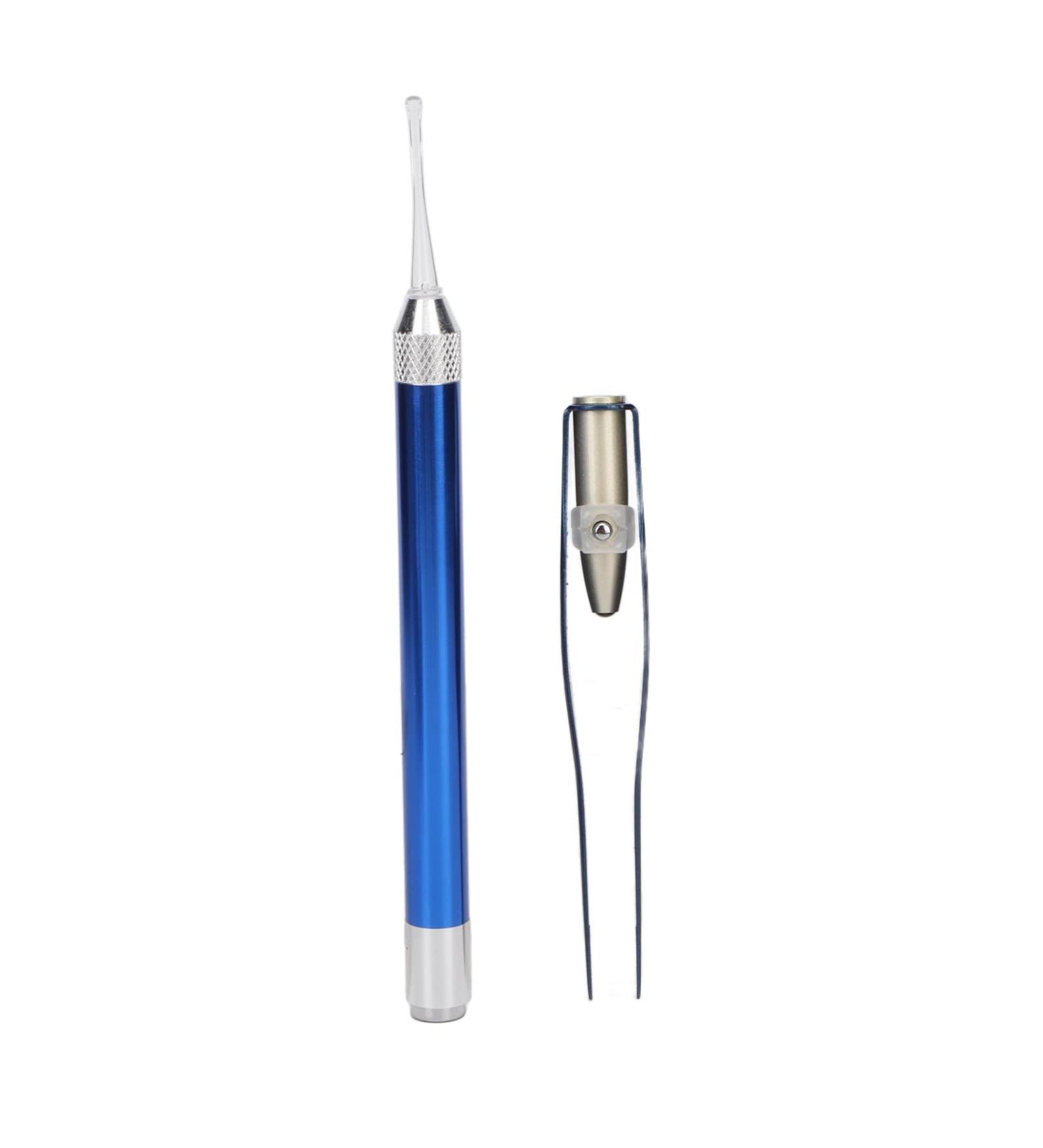 Stainless Steel LED Earwax Removal Kit with Rounded Head - Safe & Easy Ear Cleaning Tool for Travel - Buy Online on SooperMarket.com