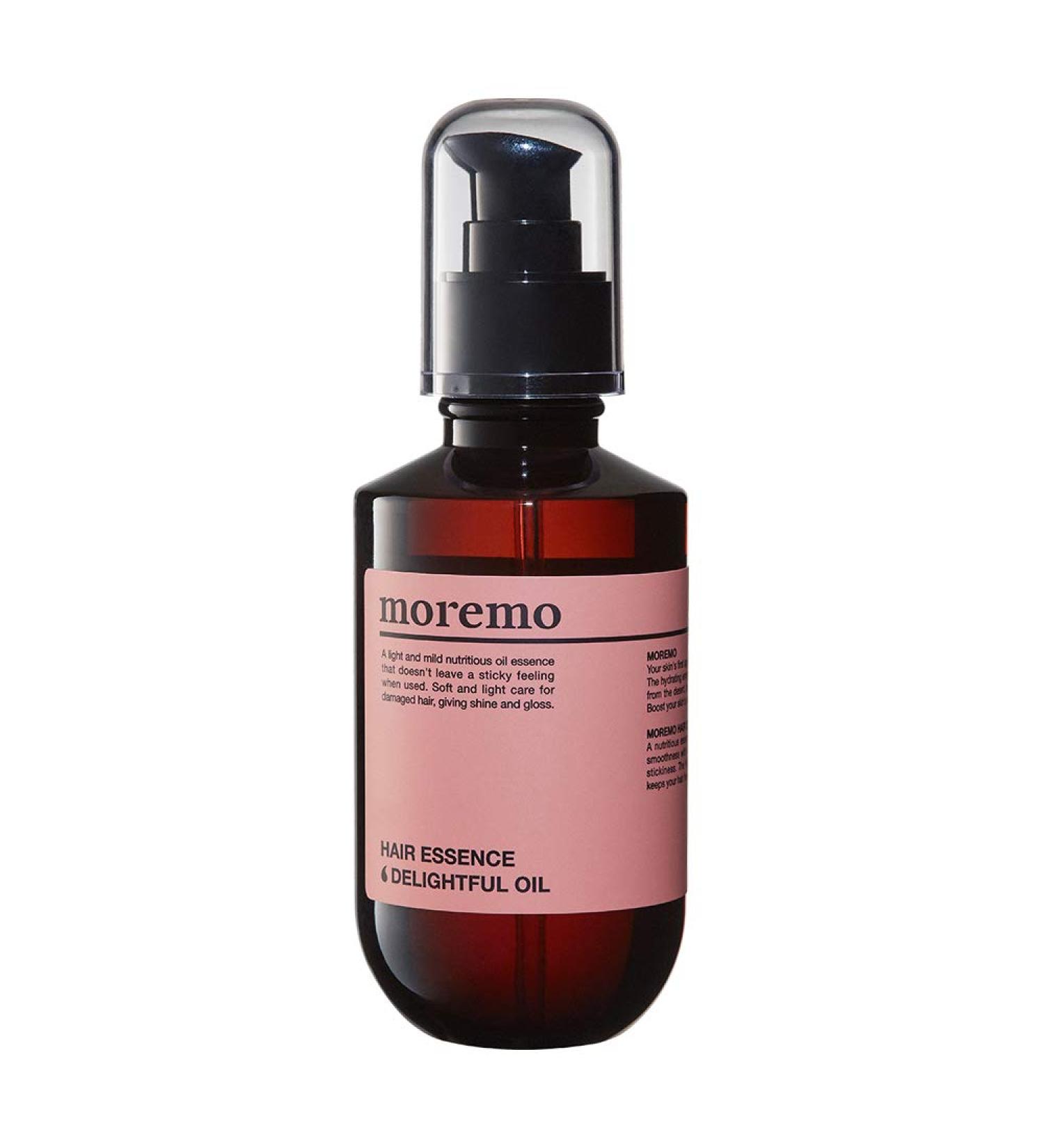 Domestic shipping Japan authorized distributor MOREMO HAIR ESSENCE DELIGHT FUL OIL 70ml  - Buy Online on SooperMarket.com