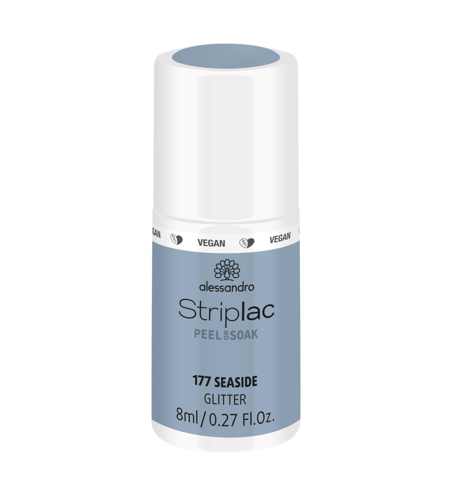 Alessandro Striplac UV Nail Polish - Seaside | Gentle Long-Lasting & Vegan | 8 ml Peel-Off Technology - Buy Online on SooperMarket.com