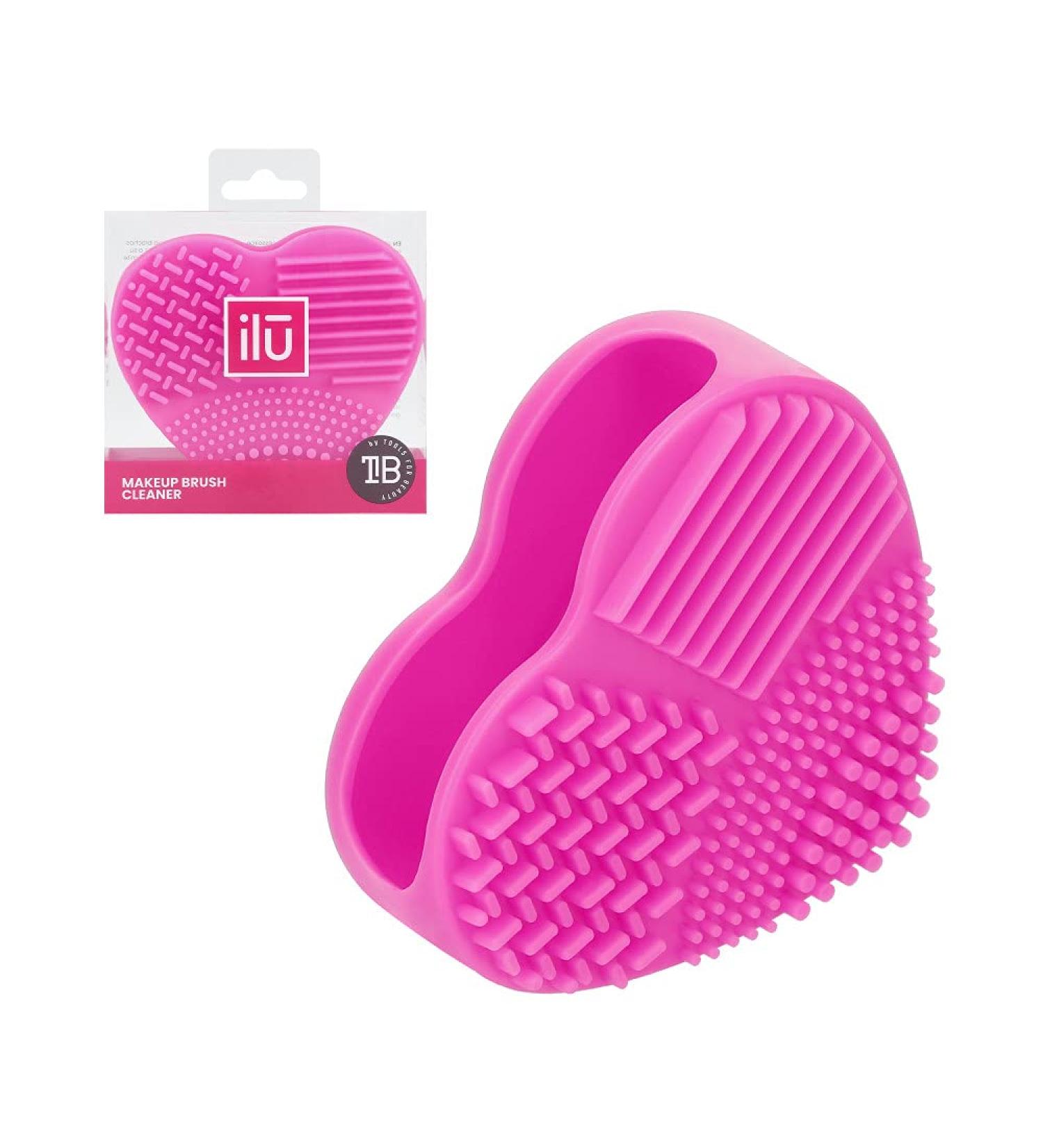 ILU Makeup Brush Cleaner - Hot Pink | Superior Cleaning for Flawless Makeup Application - Shop Internationally - Buy Online on SooperMarket.com