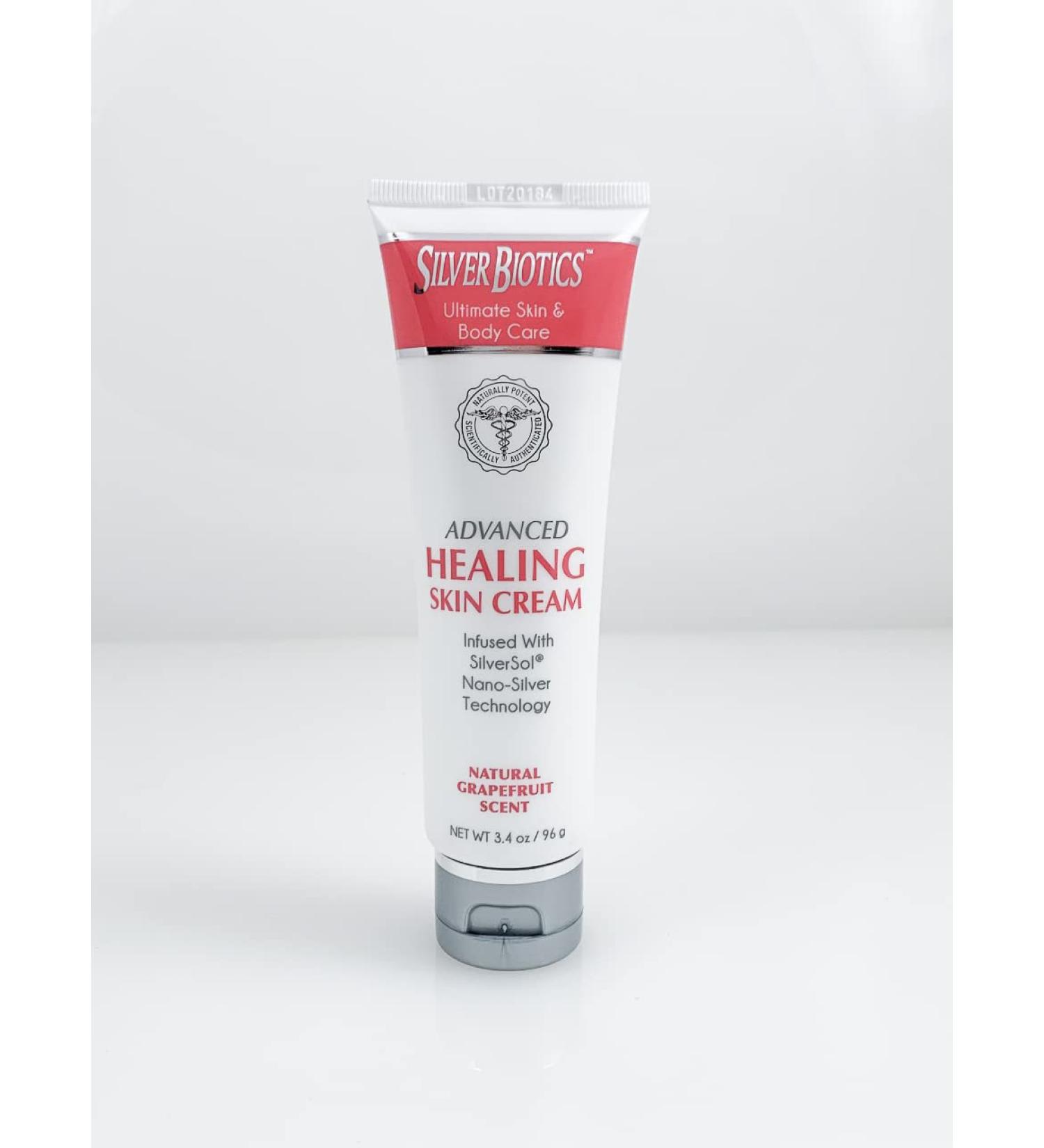 American Biotech Labs Advanced Healing Skin Cream - Natural Grapefruit Scent, 3.4 oz | Soothes & Nourishes Skin - Buy Online on SooperMarket.com