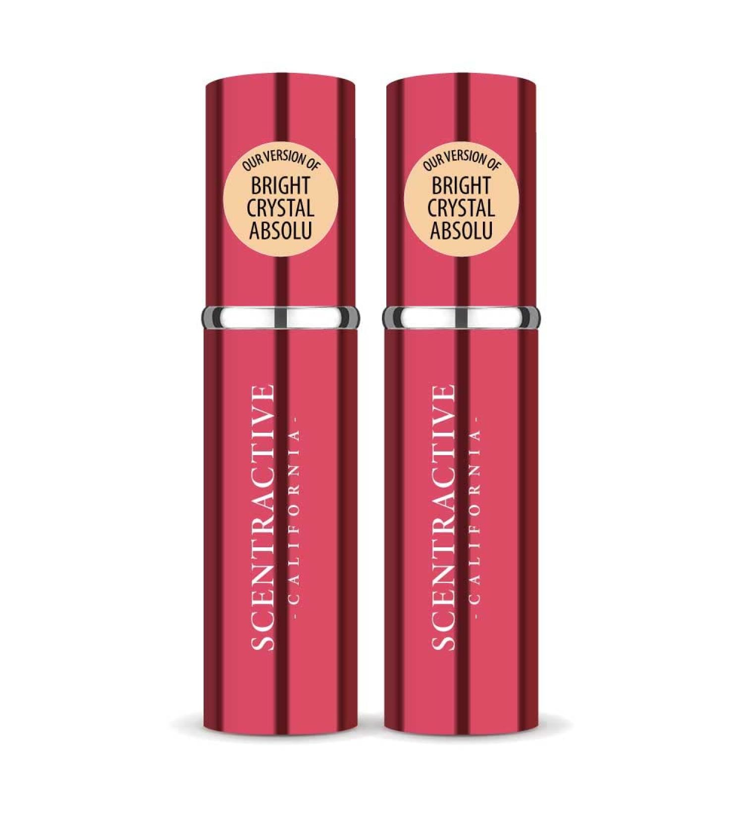 CA Perfume Impression of Bright Crystal Absolu For Women Replica Version Fragrance Dupes Concentrated Long Lasting Eau de Parfum Spray Refillable Atomizer Bottle 0.17 Fl Oz/5ml-X2 VRSC BRIGHT CRYSTAL ABSOLU IMPRESSION 0.34 Fl Oz (Pack of 1) - Buy Online on SooperMarket.com