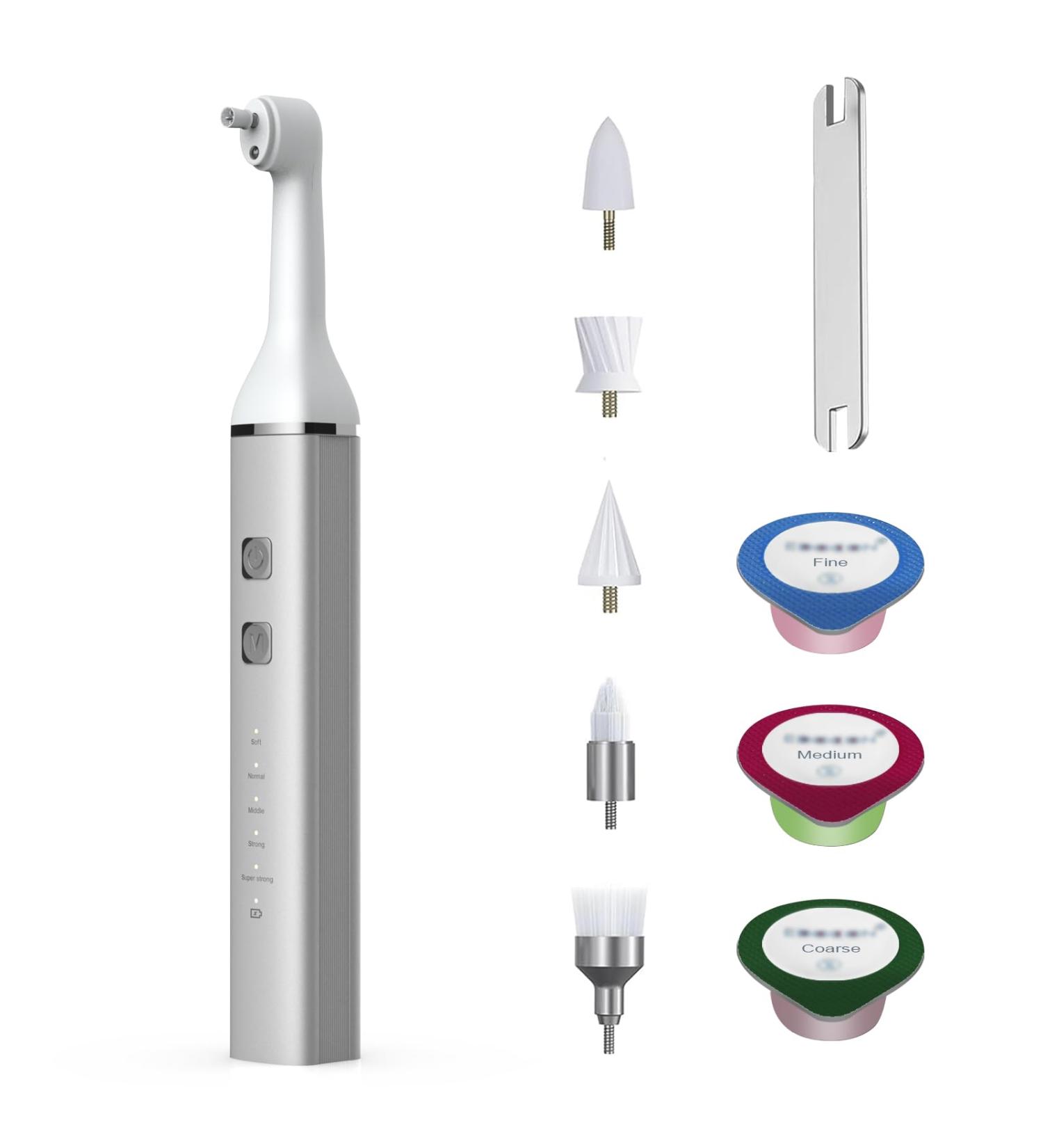 Tooth Whitening Light Set - Professional Bleaching Kit with 3 Toothpastes Rechargeable USB-C 6 Heads & 5 Modes for Polished Bright Teeth - Buy Online on SooperMarket.com