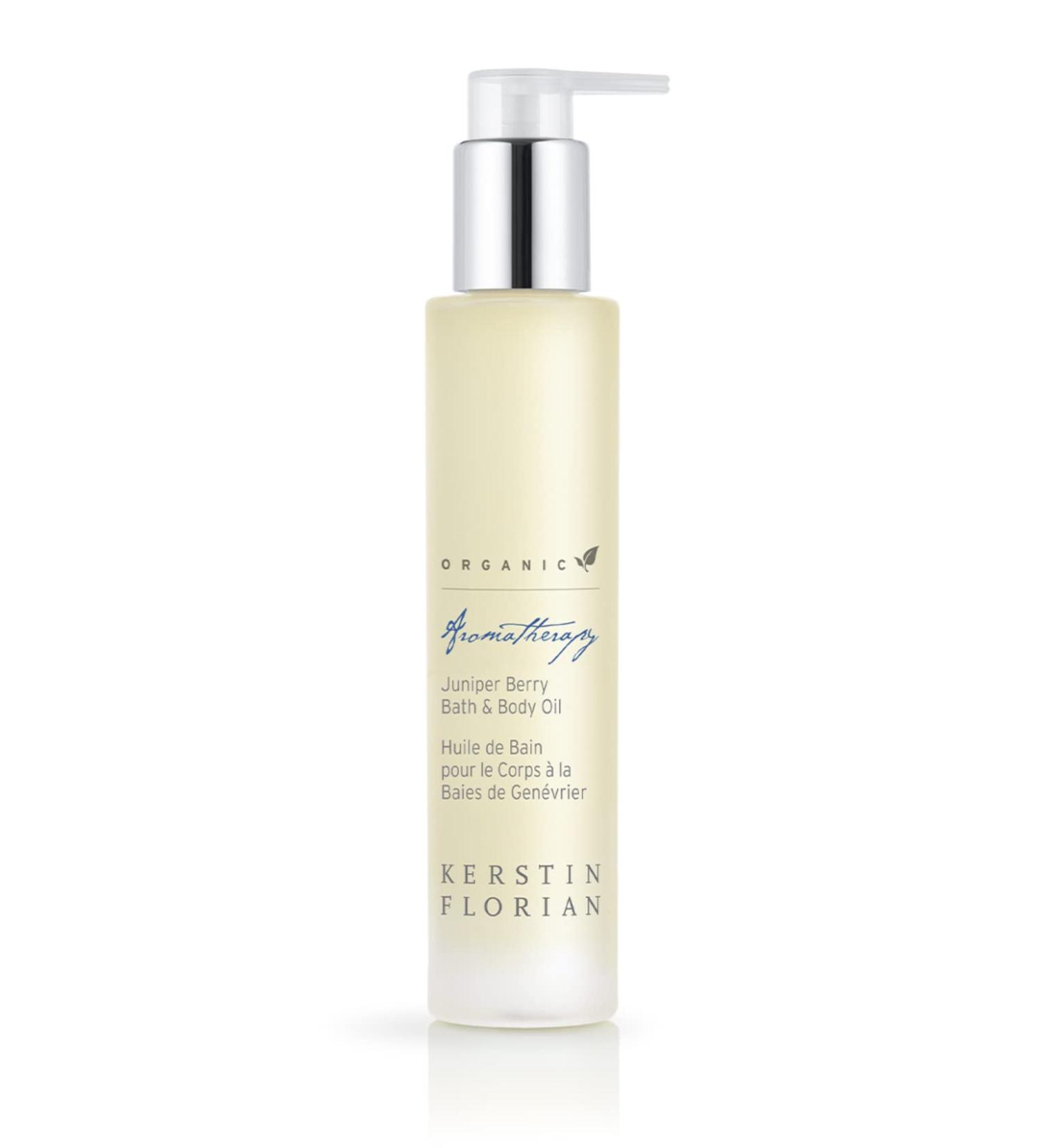 Kerstin Florian Organic Juniper Berry Body Oil - Nutrient-Rich Moisturizer with Vitamin E Coconut & Jojoba Oil for Relaxation & Massage (3.4 fl oz) - International Shipping Available - Buy Online on SooperMarket.com