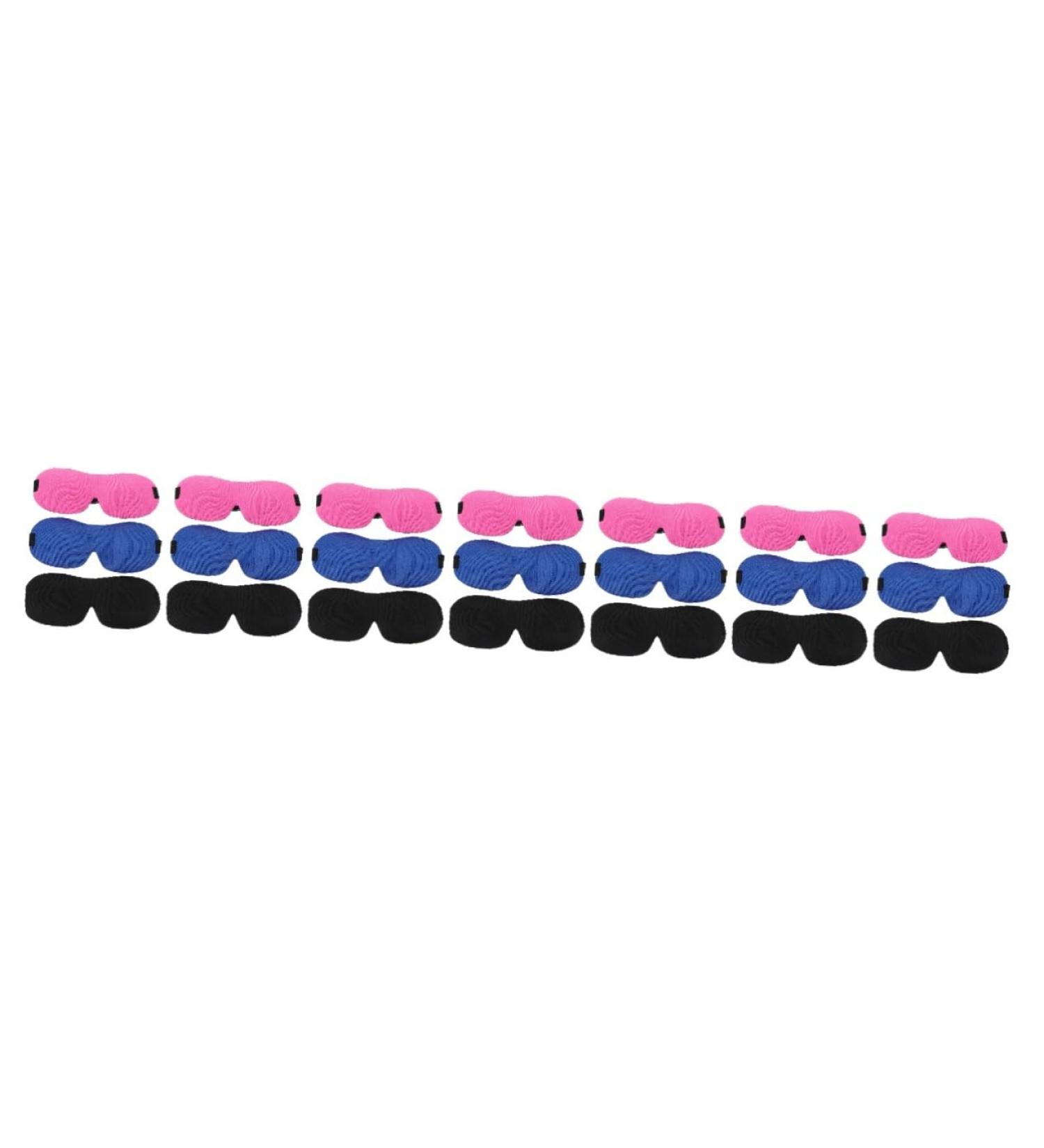 Buy Gatuida 21 Pcs 3D Silk Sleep Masks - Adjustable Night Eye Covers for Travel & Sleep | Comfortable Blindfolds & Satin Eye Shades - Buy Online on SooperMarket.com