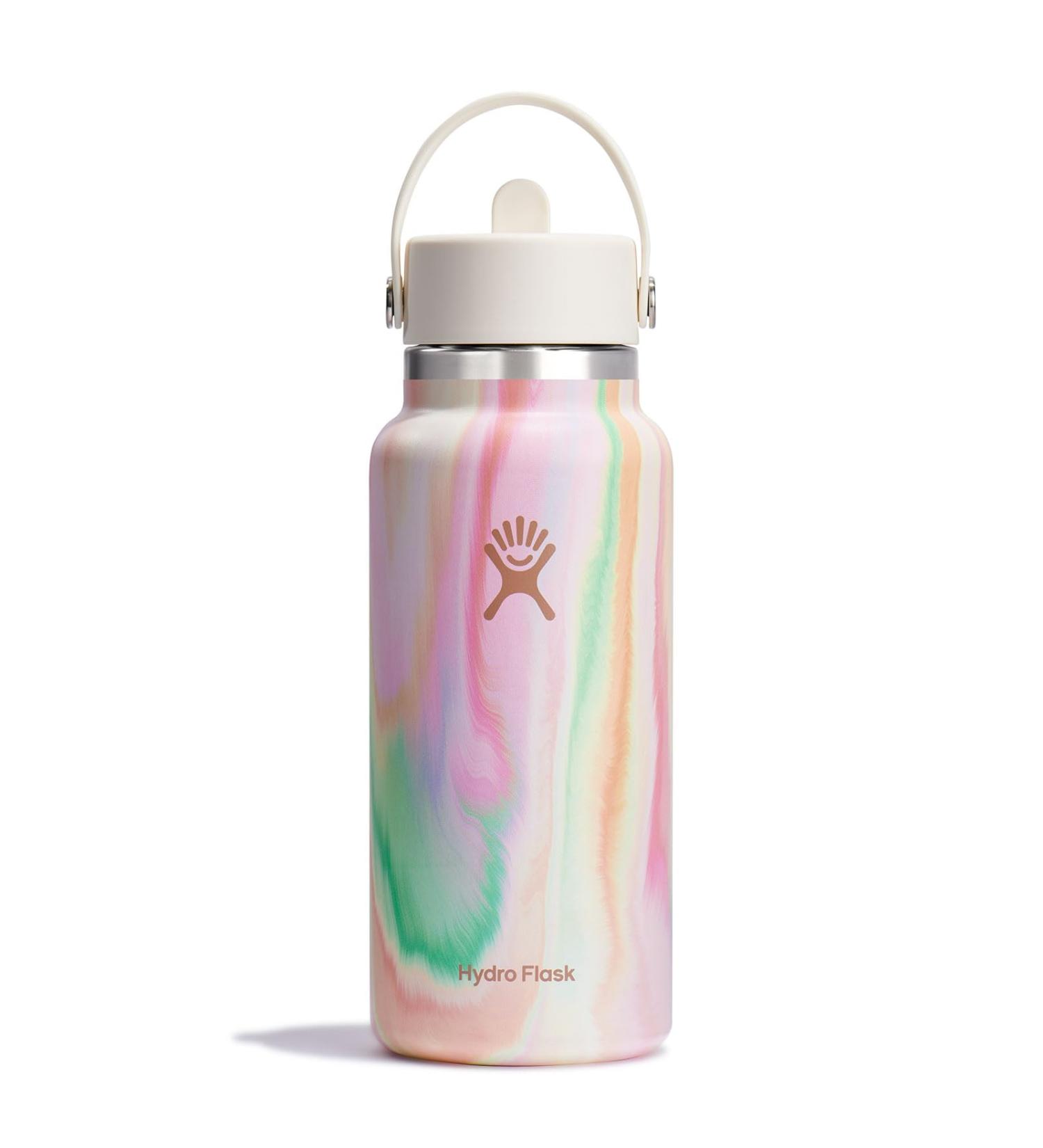 Hydro Flask Wide Flex Straw Cap - Sugar Crush | Durable Insulated Bottle for Outdoor Adventures - Buy Online on SooperMarket.com