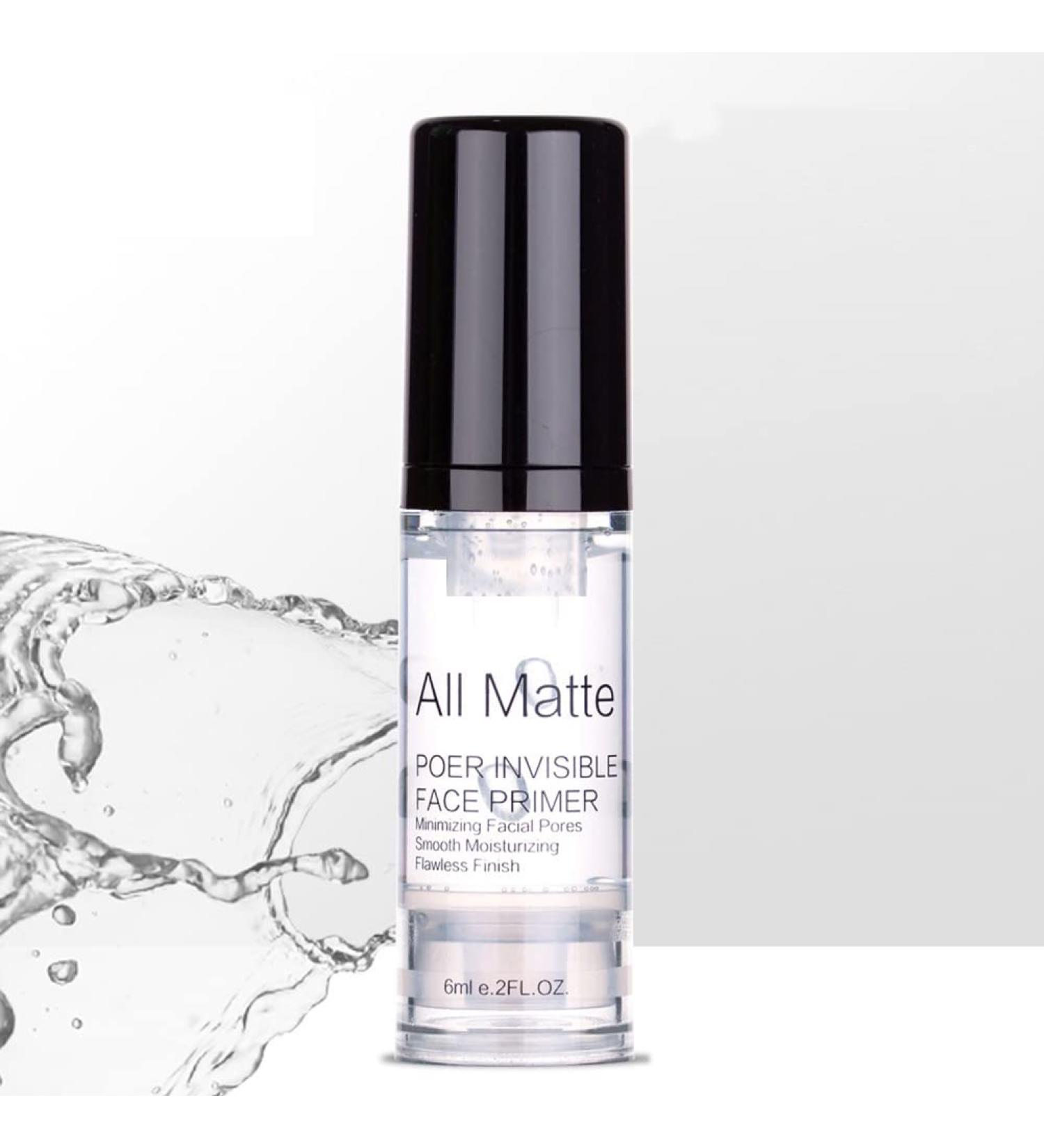 All Matte Pore Invisible Face Primer 6ML Long Lasting Hydrating Smoothing Isolated Moisturizing Oil Free Pro Makeup Primer Make Up Base Face Foundation Primer for All Skin Types - Buy Online on SooperMarket.com