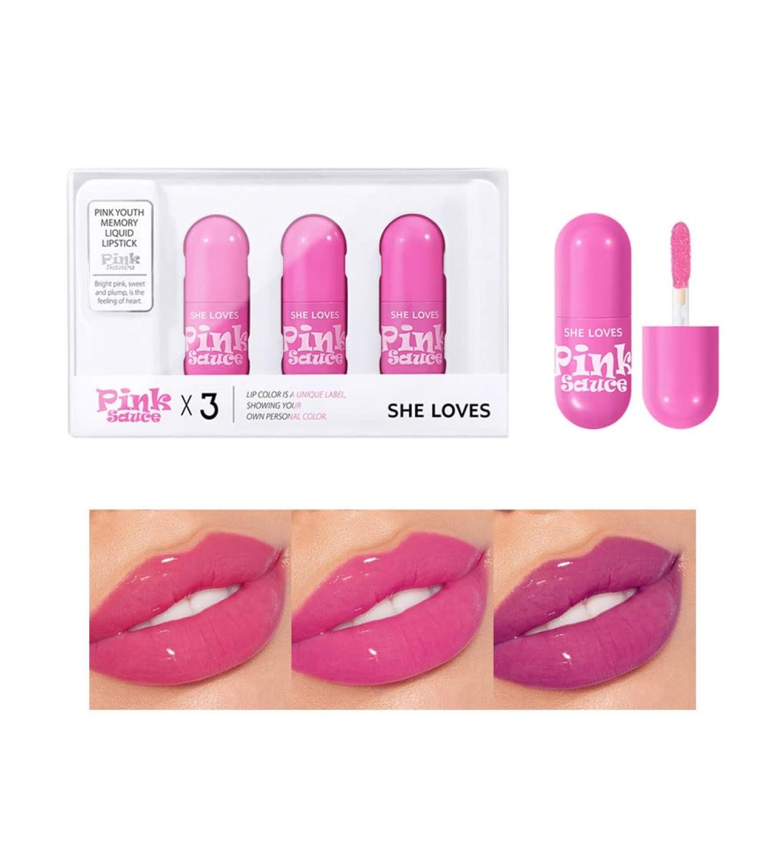 SWETIYOU Lip Stain Set B - Long-Lasting Waterproof Capsule Pills Tint for Women Makeup - Buy Online on SooperMarket.com