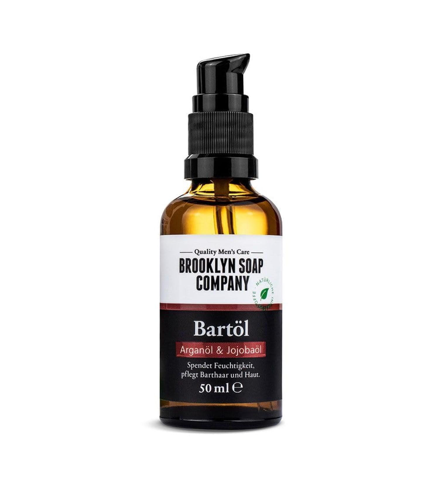 Buy Brooklyn Soap Company Bart l (50ml) - Premium Beard Oil for Daily Care | Perfect Gift for Men & Travel - Buy Online on SooperMarket.com