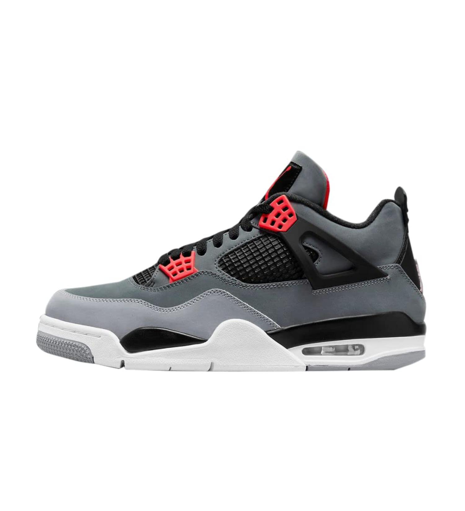 Nike Men's Air Jordan 4 Retro OG Basketball Shoes - Dark Grey Infrared 23 Black - International Shipping Available - Buy Online on SooperMarket.com