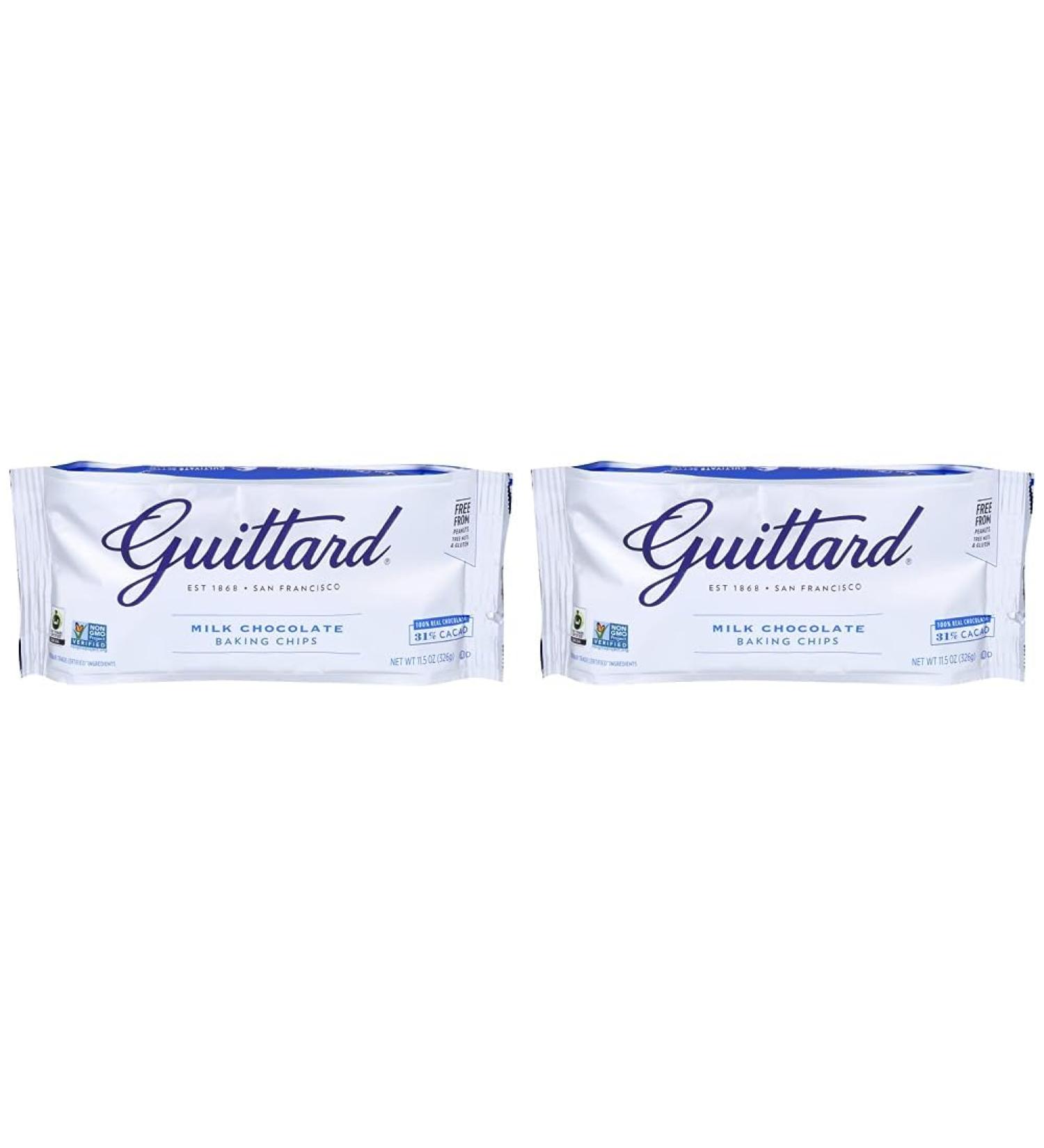 Guittard Baking Chips Milk Chocolate 11.5 oz (Pack of 2) - Buy Online on SooperMarket.com