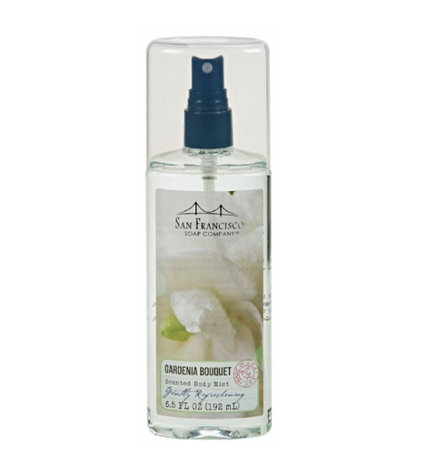 San Francisco Soap Company Gardenia Bouquet Body Mist 6.5 Ounce Body Mist 6.5 Ounce (Pack of 1)