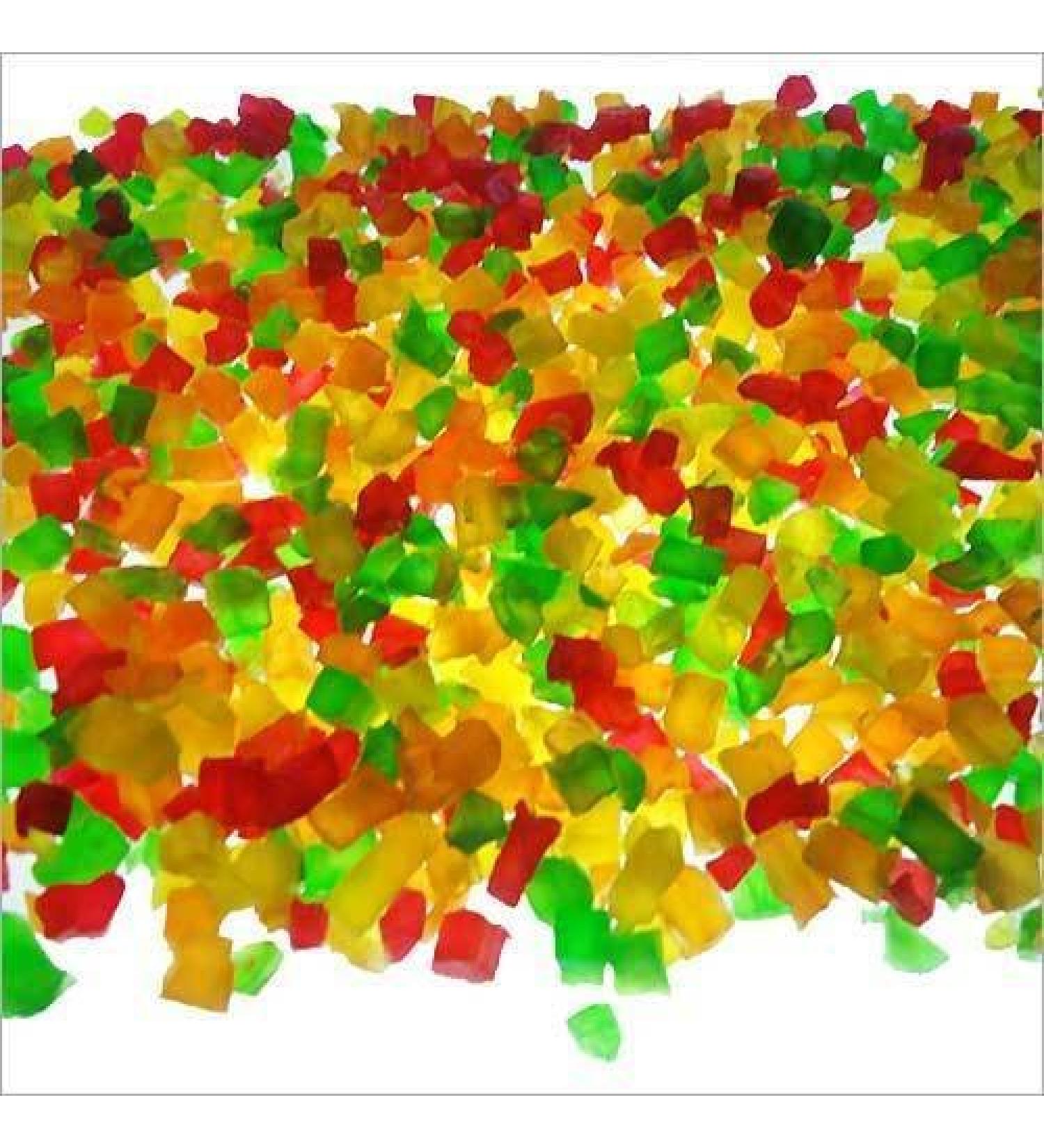 100g| Tutti Frutti Mix Sweet Fruit Candy Bright Coloured Candied Fruit Dessert Icecream Toping Cakes Baking