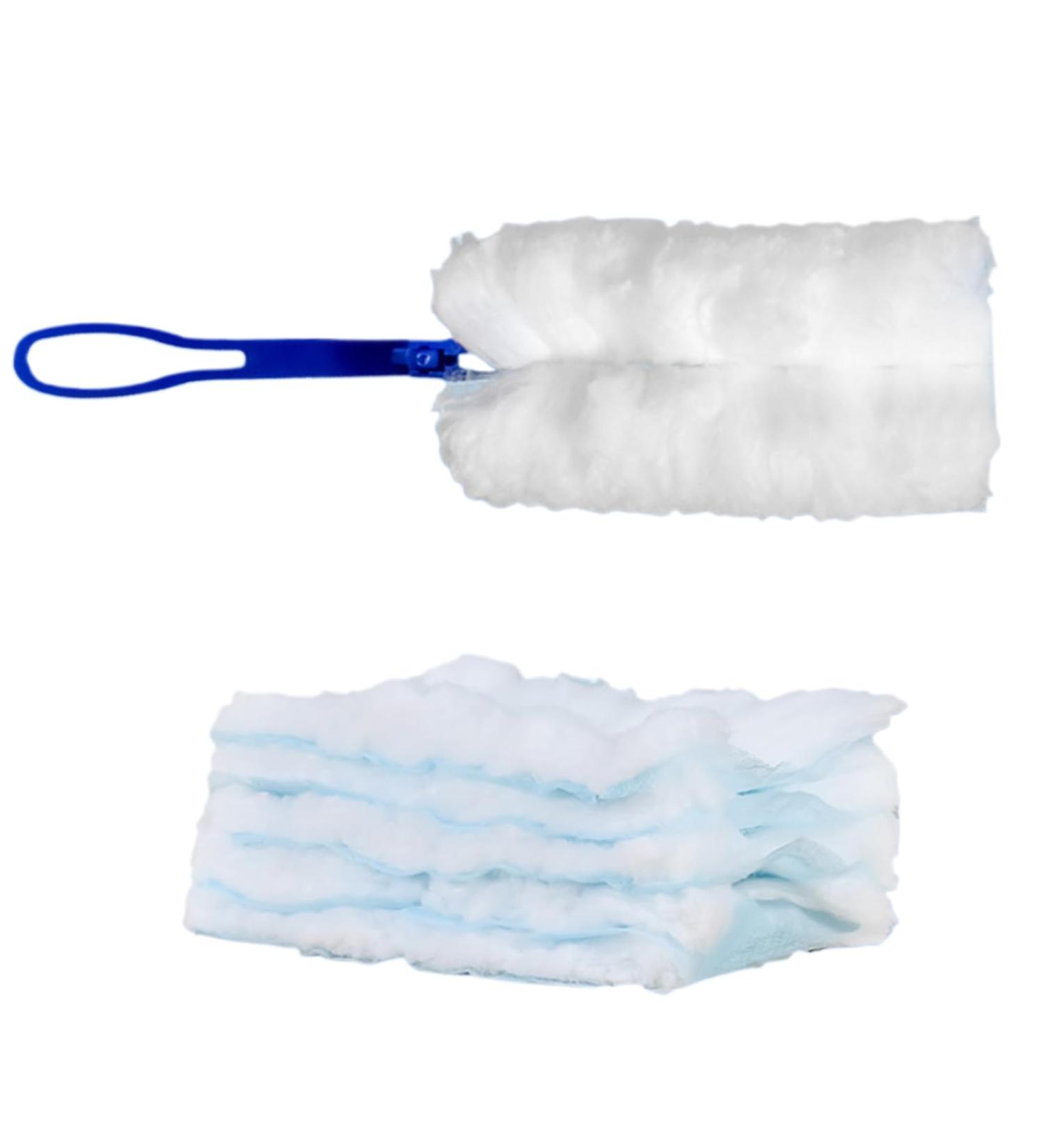 30Pcs Duster Refills with 1 Short Handle Hand Dusters for Cleaning Disposable Cobweb Duster Heads Static Dust Removal Dusting Tools Hand Dusters for Cleaning Furniture Blinds Ceiling Fans - Buy Online on SooperMarket.com