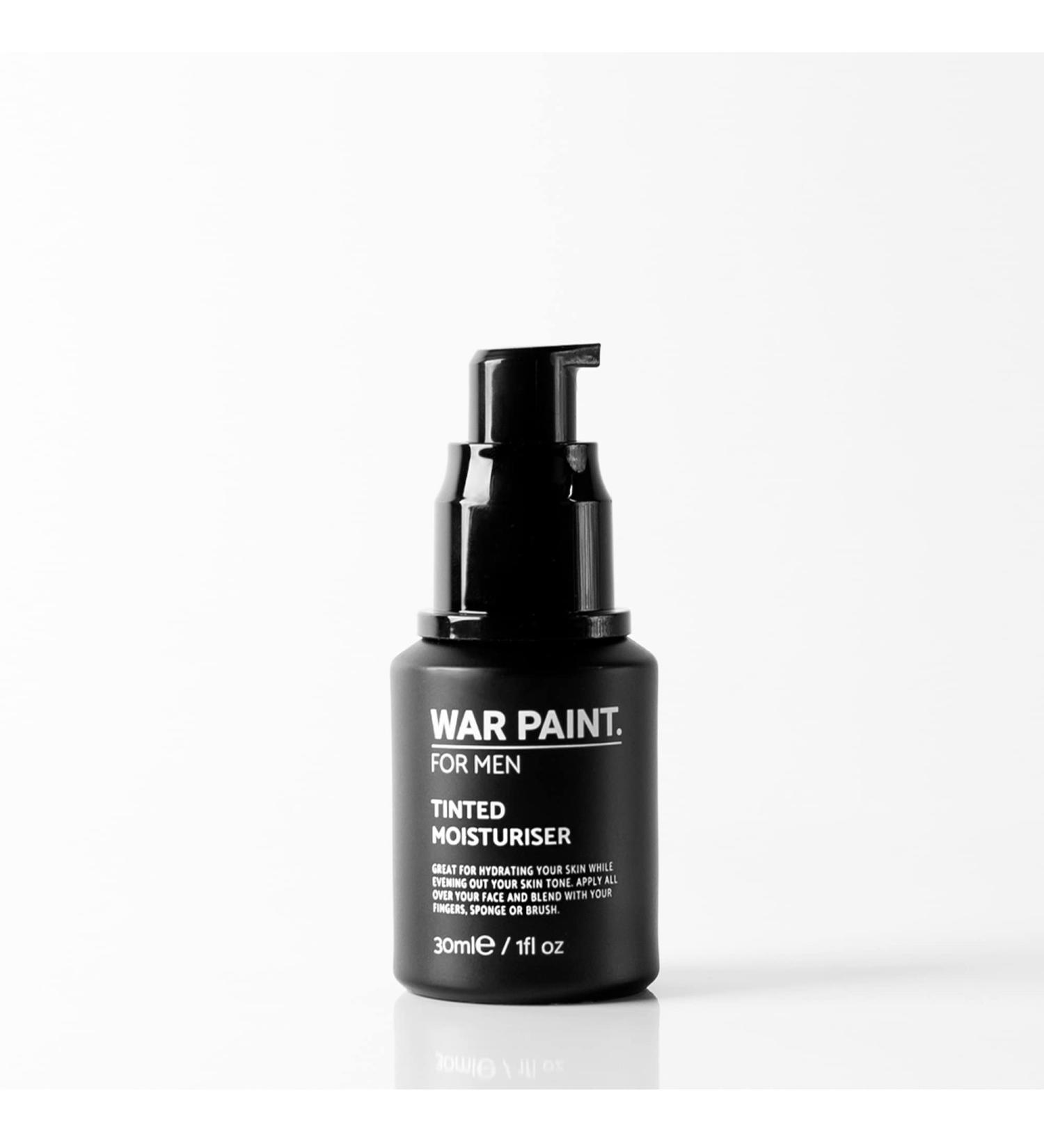 War Paint Men's Tinted Moisturiser - Cruelty-Free Vegan Makeup for Men - 5 Shades (Light) - Made in UK - Buy Online on SooperMarket.com
