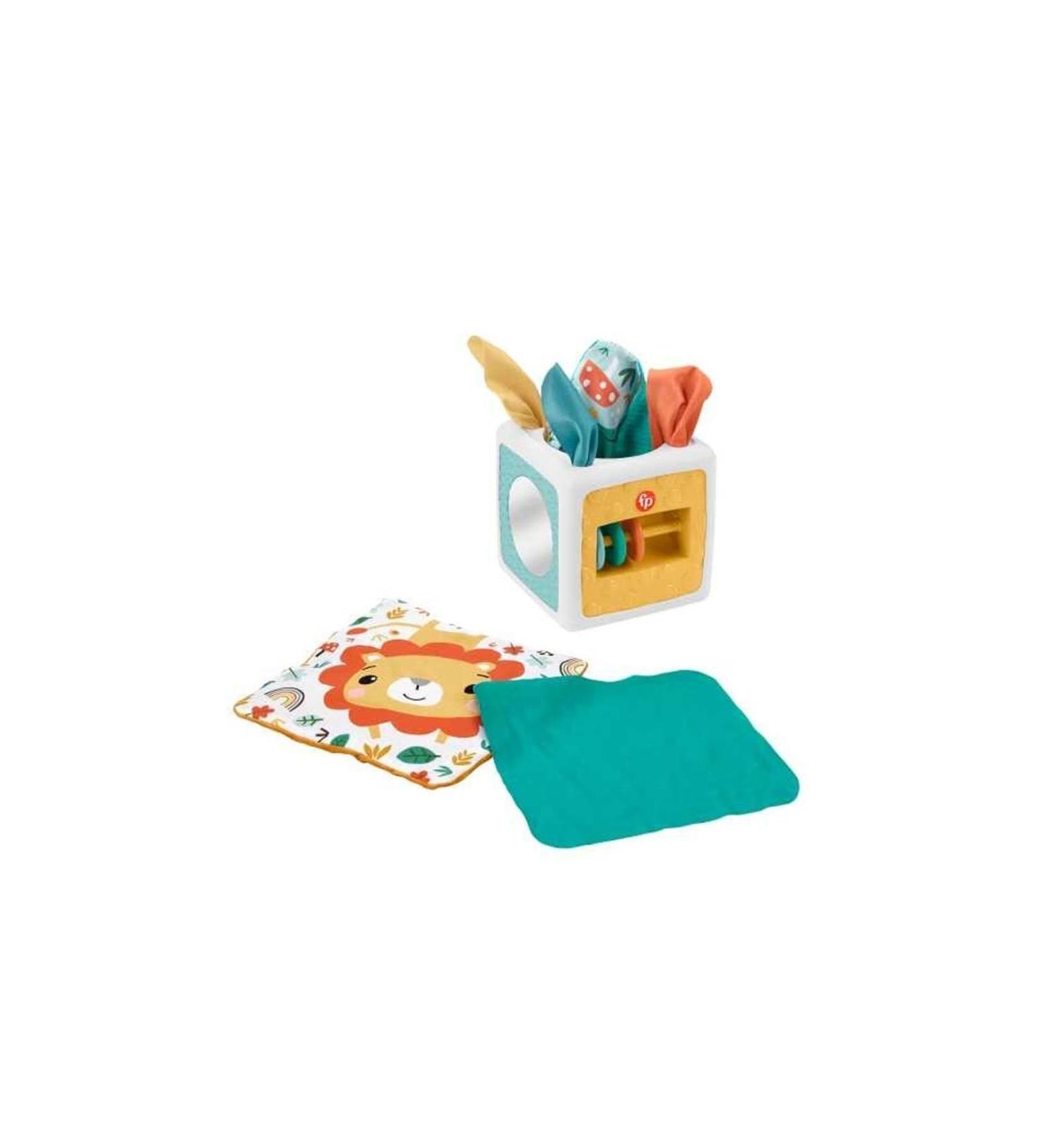 Fisher-Price 2-in-1 Baby Wipes Box | Sensory Toy for Fine Motor Skills & Development | Ages 3+ HML64 - Shop Internationally - Buy Online on SooperMarket.com