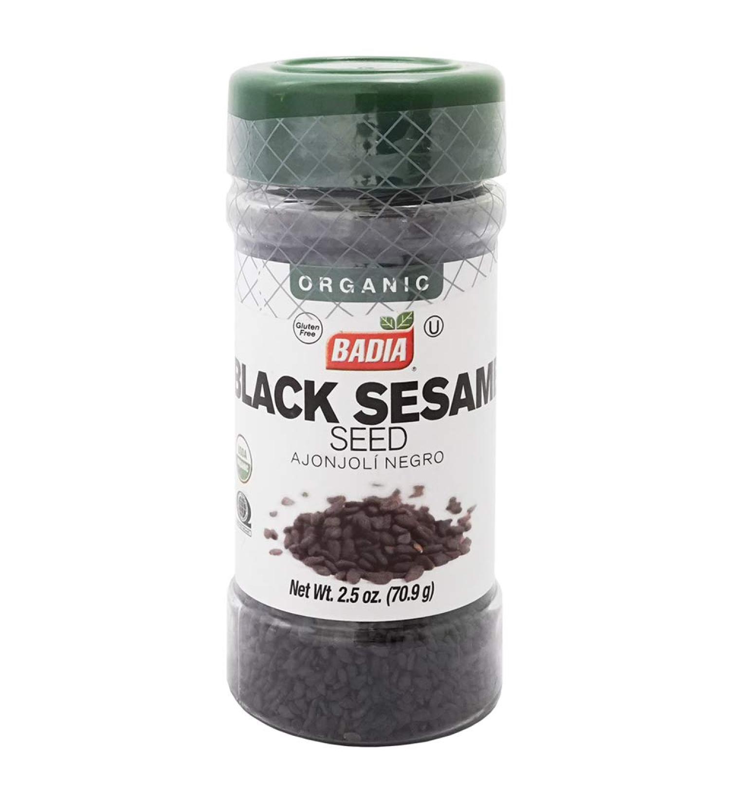 Buy Badia Organic Black Sesame Seeds - 2.5 oz | Premium Quality Nutrition - Buy Online on SooperMarket.com
