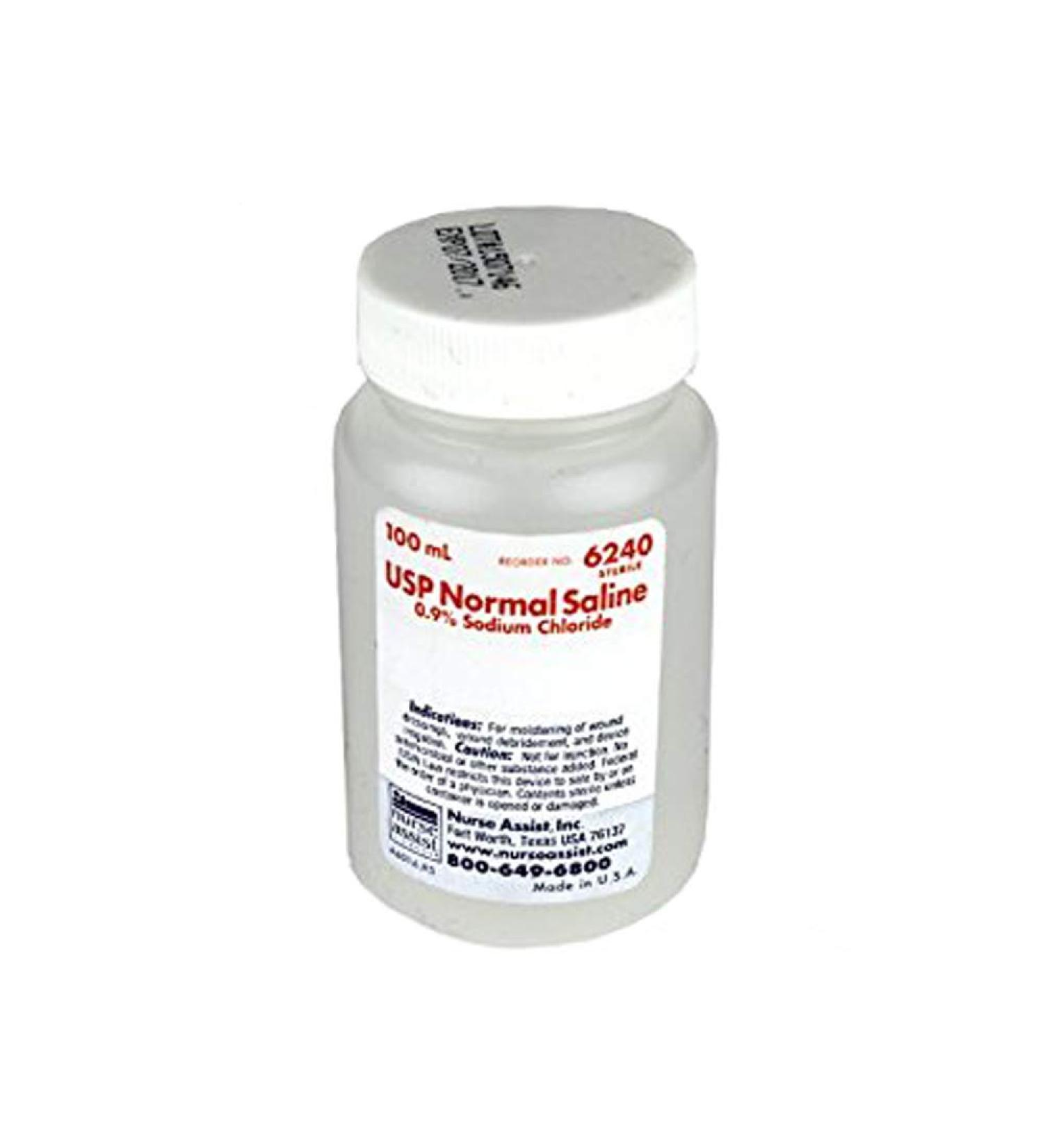 Nurse Assist Sterile Saline 100ml 3pk