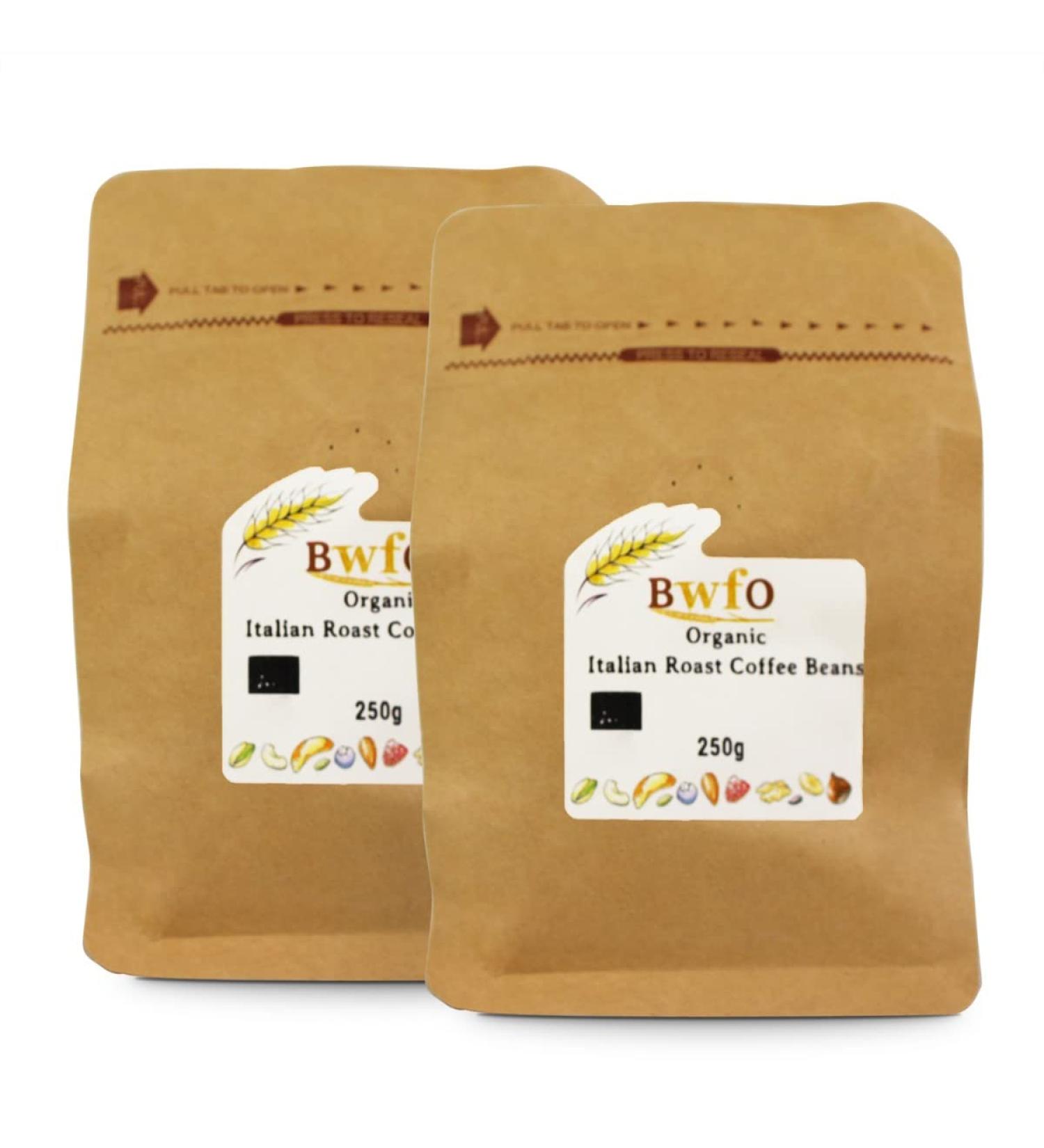 Organic Italian Roast Coffee Beans 500g (BWFO)