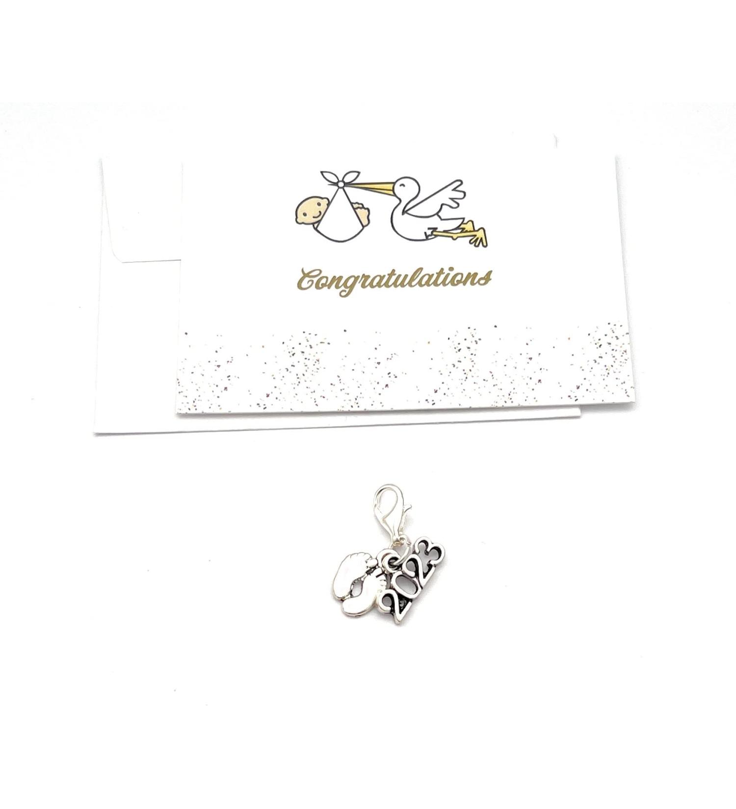 Libby's Market Place Mum To Be - New Mum 2023 Clip on Charm | Gift Set with Organza Bag and Card - Buy Online on SooperMarket.com