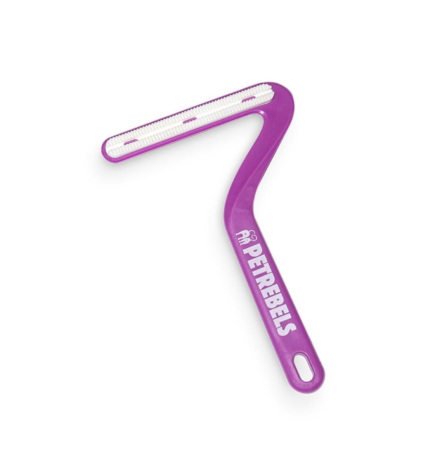 Petrebels Cat Hair Remover & Lucky 7 Dual-Sided Brush for Furniture Couch & Scratching Post | Best Cat Hair Removal Solution - Buy Online on SooperMarket.com
