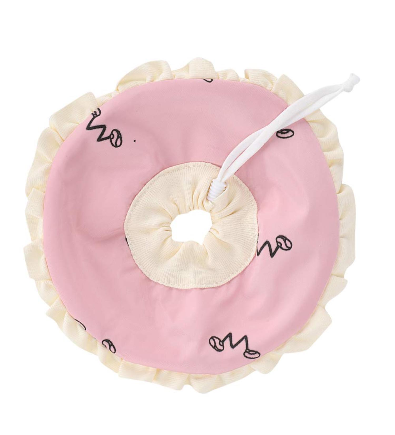 DERCLIVE Small Pet Elizabeth Collar - Protective Nursing Ring for Guinea Pig Rabbit Sugar Glider - Pink/Blue L. Pink - International Shipping Available - Buy Online on SooperMarket.com