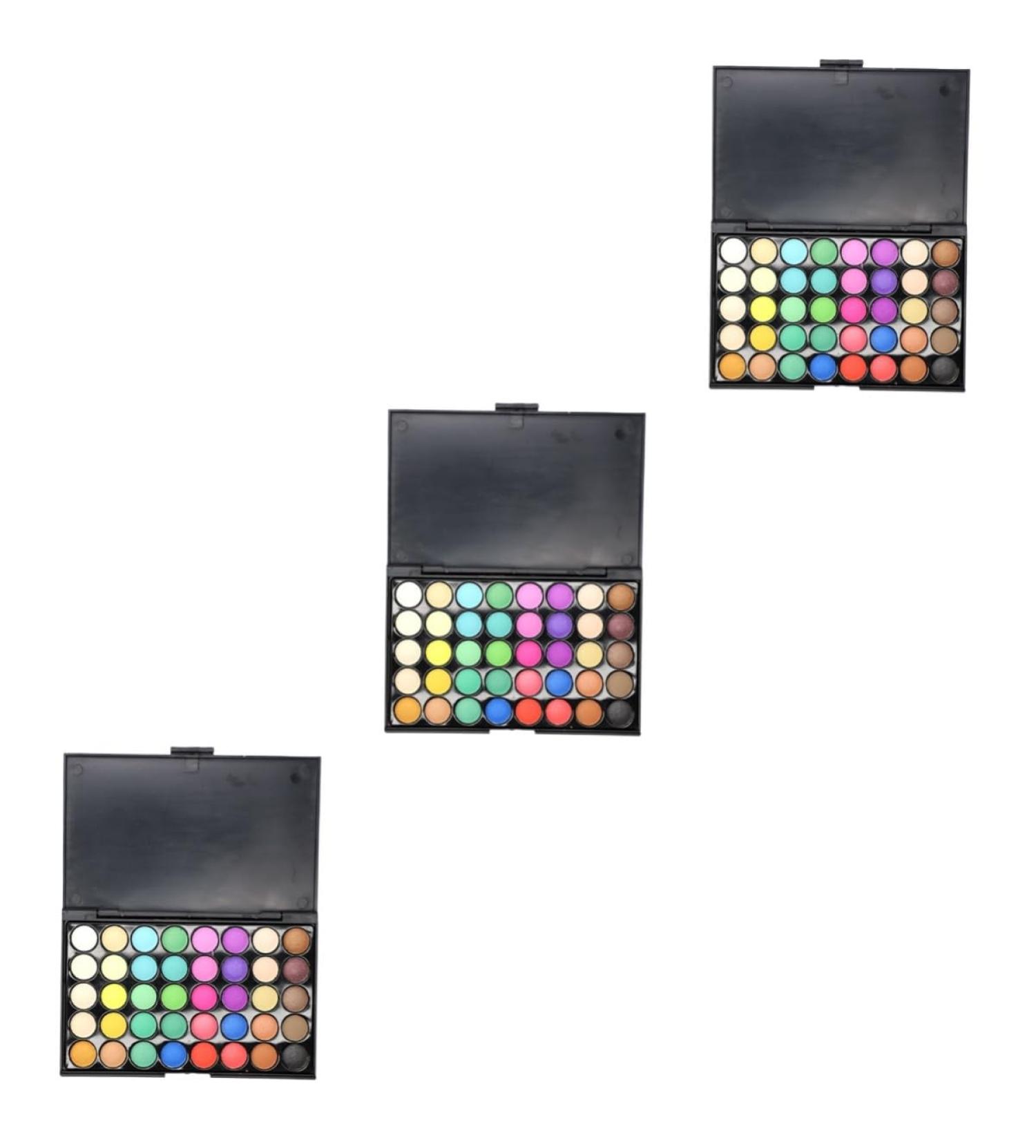 NOLITOY 3pcs 40 Eyeshadow Eye Shadow Palettes Makeup Earth Tones 1 count (Pack of 1) As Shownx3pcs - Buy Online on SooperMarket.com