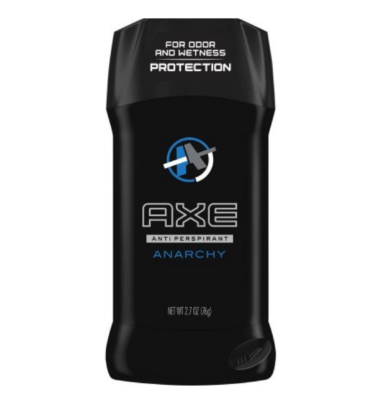 Axe Dry Antiperspirant Deodorant Stick Anarchy 2.7 Ounce (Pack of 4)