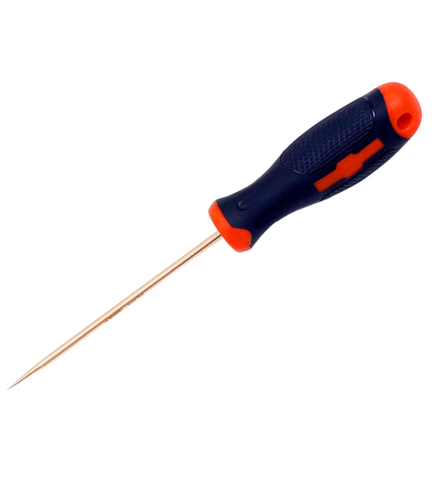WEDO Non-Sparking Awl - Sewing, Scratch, Leather Punch Tool - DIN Standard Certified - Beryllium Copper - 3mm Diameter - 4 Blade Length - 1pc - Buy Online on SooperMarket.com
