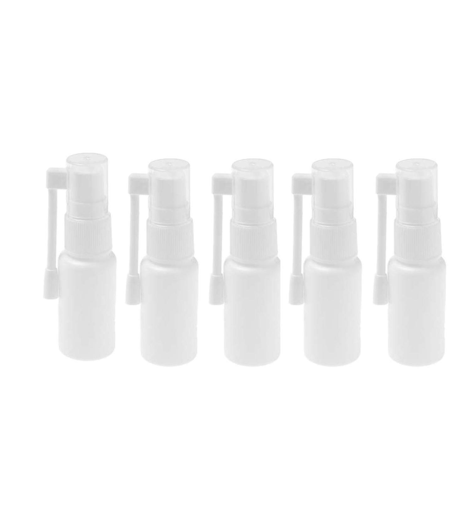 30ml Empty Portable Nasal Spray Bottles - Refillable Plastic Atomizer Travel & Home Use 5 Pack - Buy Online on SooperMarket.com